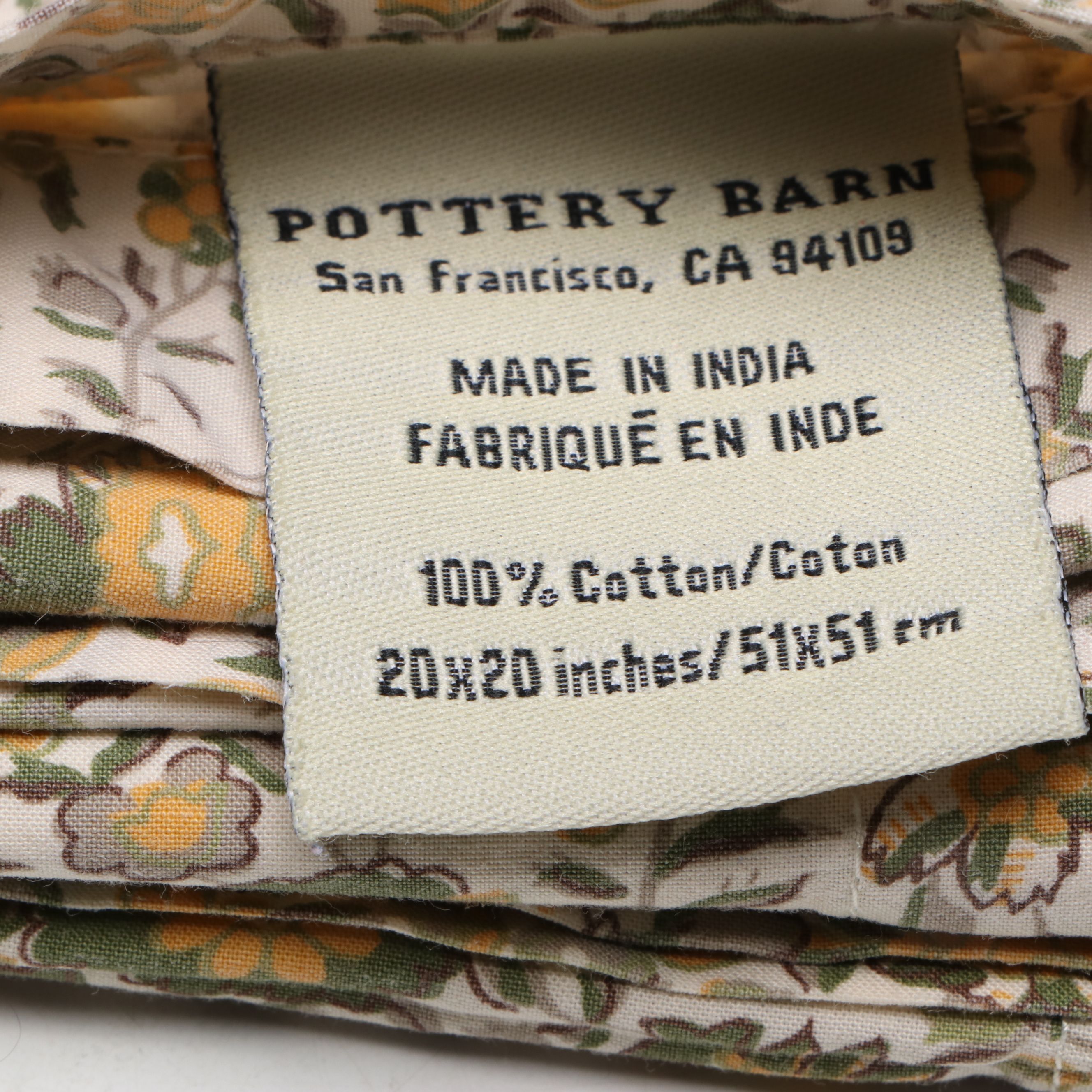 Sferra Linen Tablecloth with Smith & Hawken Placemats and Other Table Linens