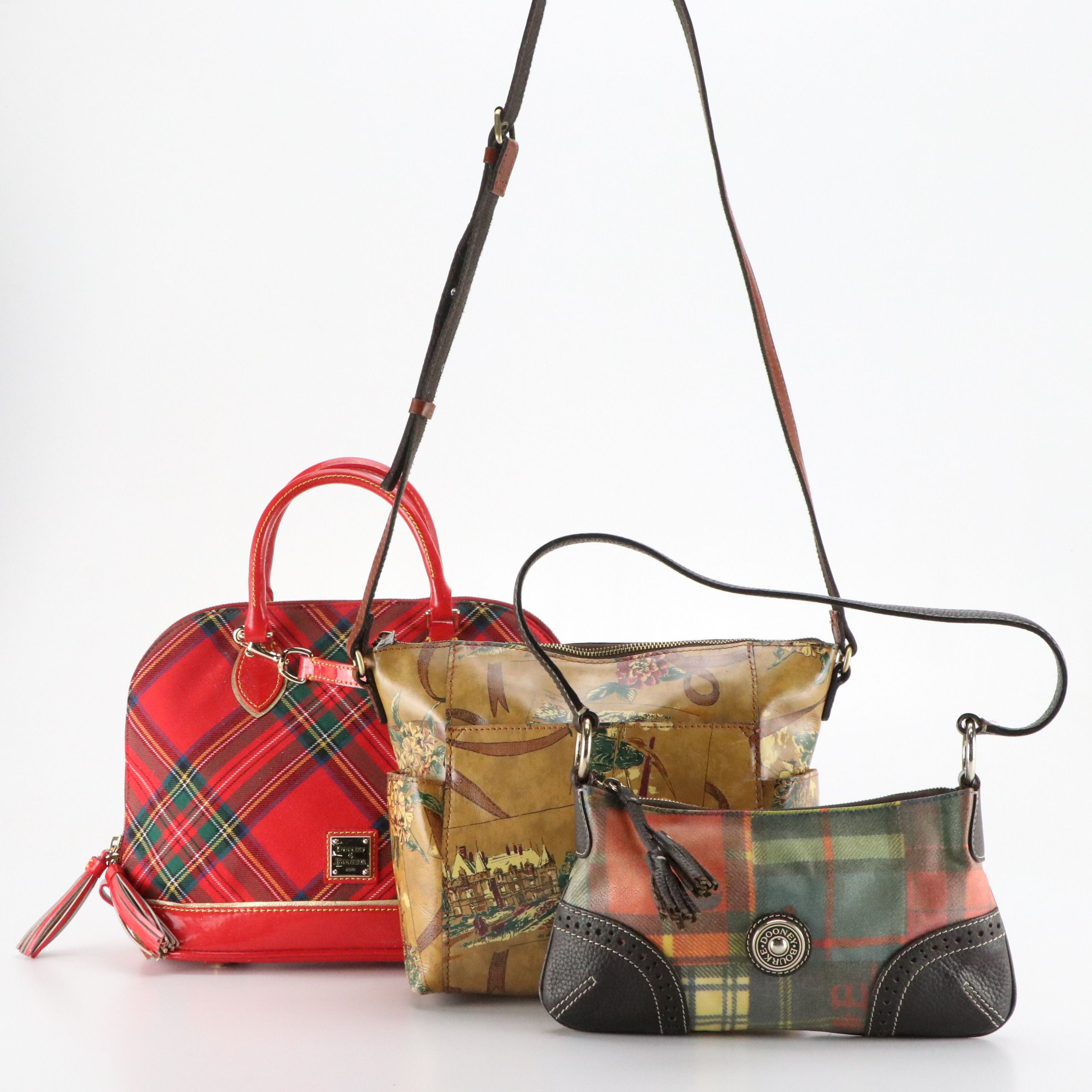 Dooney & Bourke Satchel & Shoulder Bag W/ Patricia Nash European Trip Crossbody