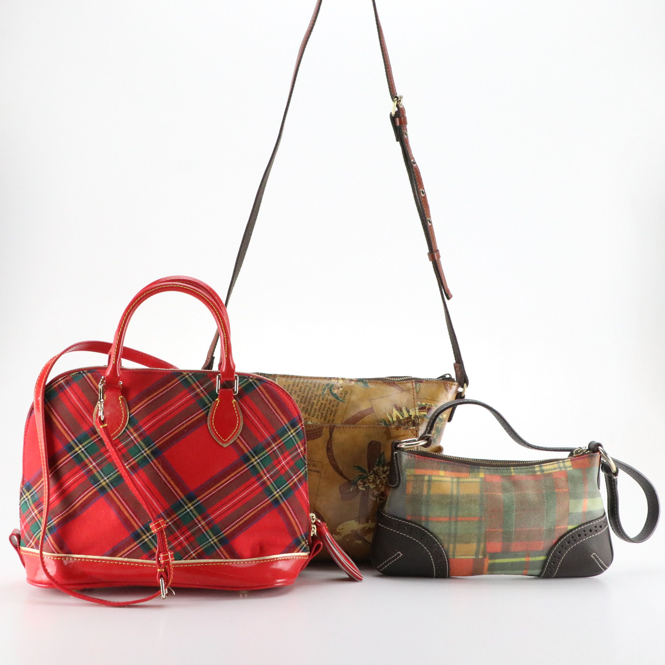 Dooney & Bourke Satchel & Shoulder Bag W/ Patricia Nash European Trip Crossbody