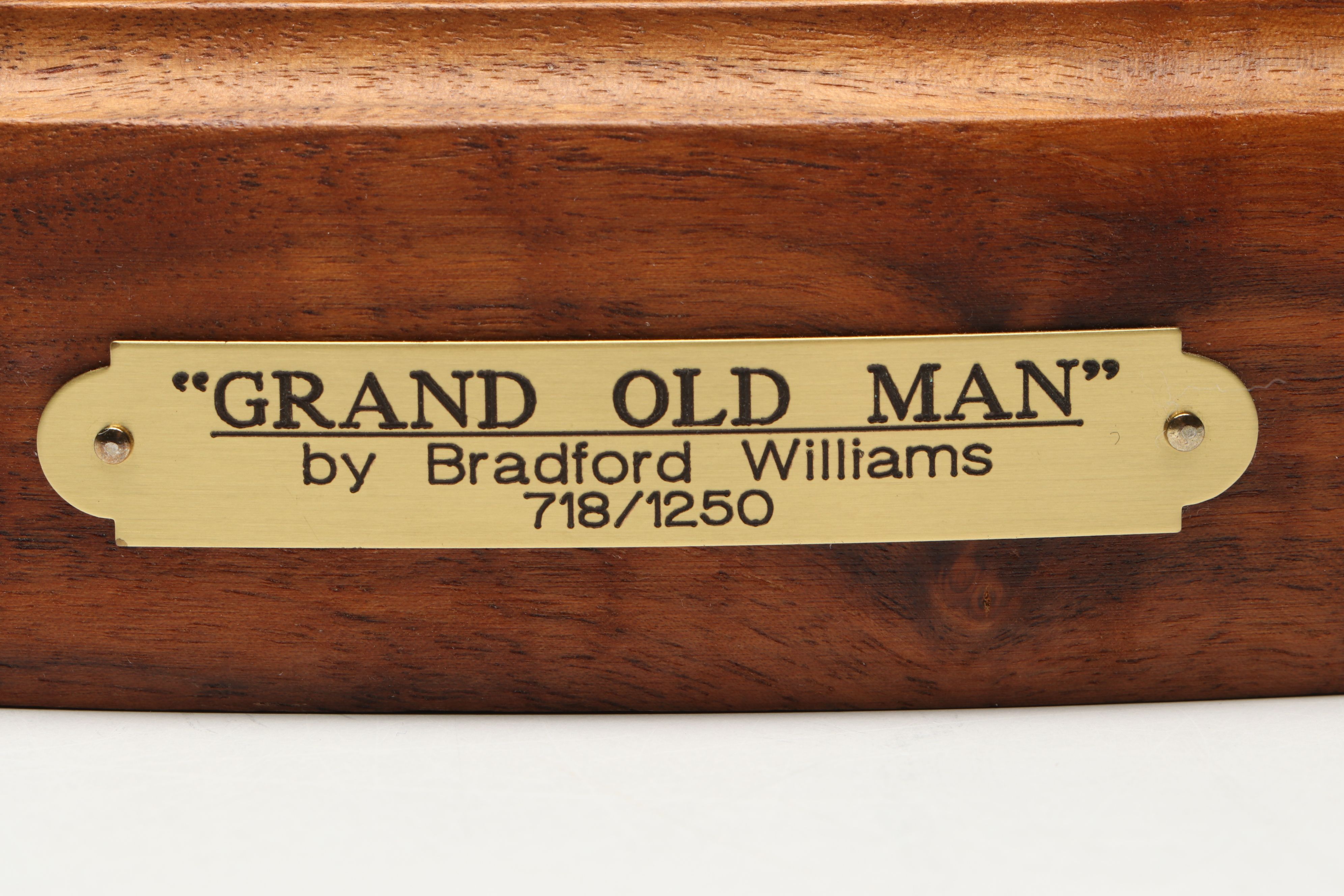 Big Sky Carvers Bradford Williams "Grand Old Man" Resin on Wood Moose, 1999