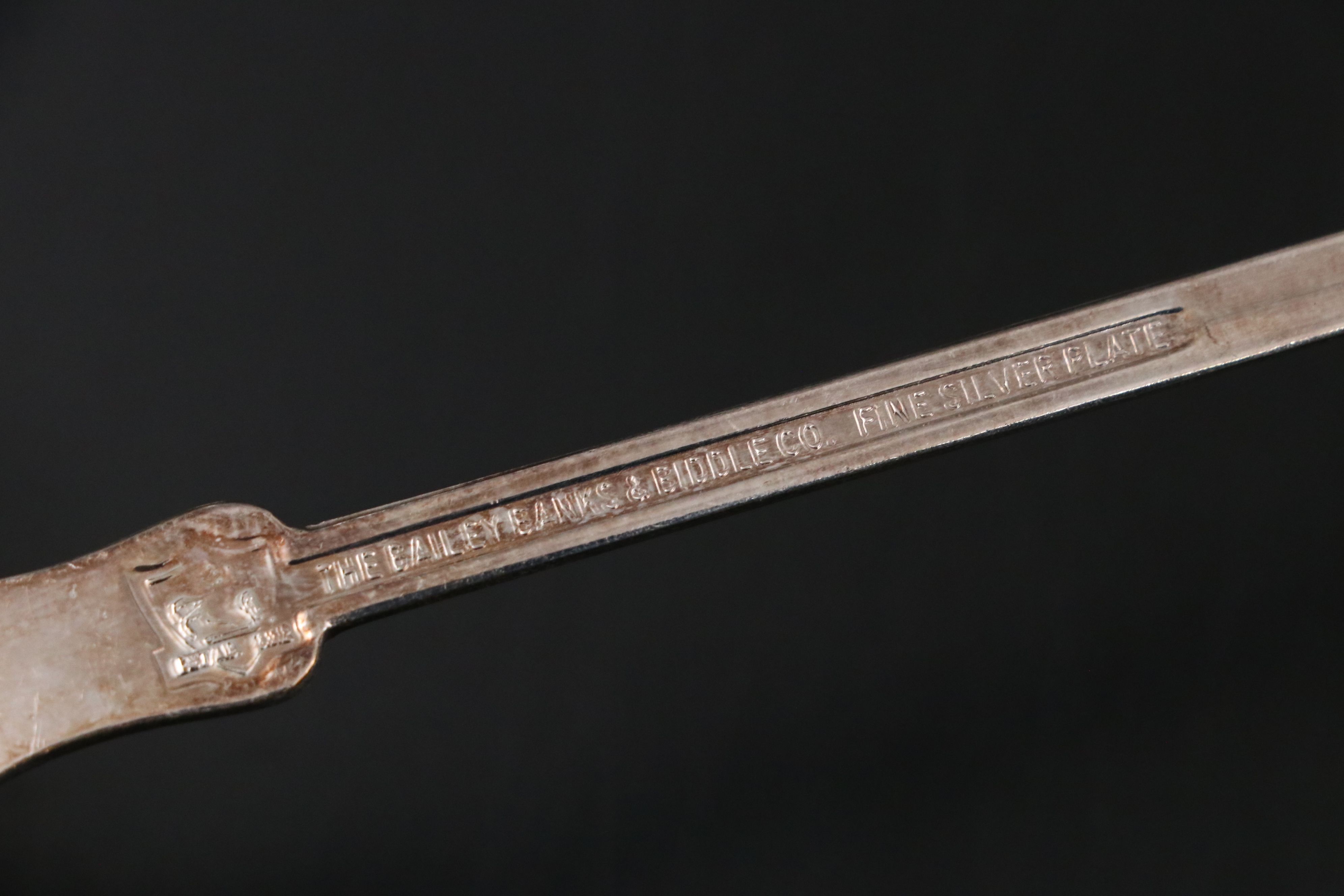 Silver Plate and Formica Trays with Swedish, 800 Silver and More Utensils