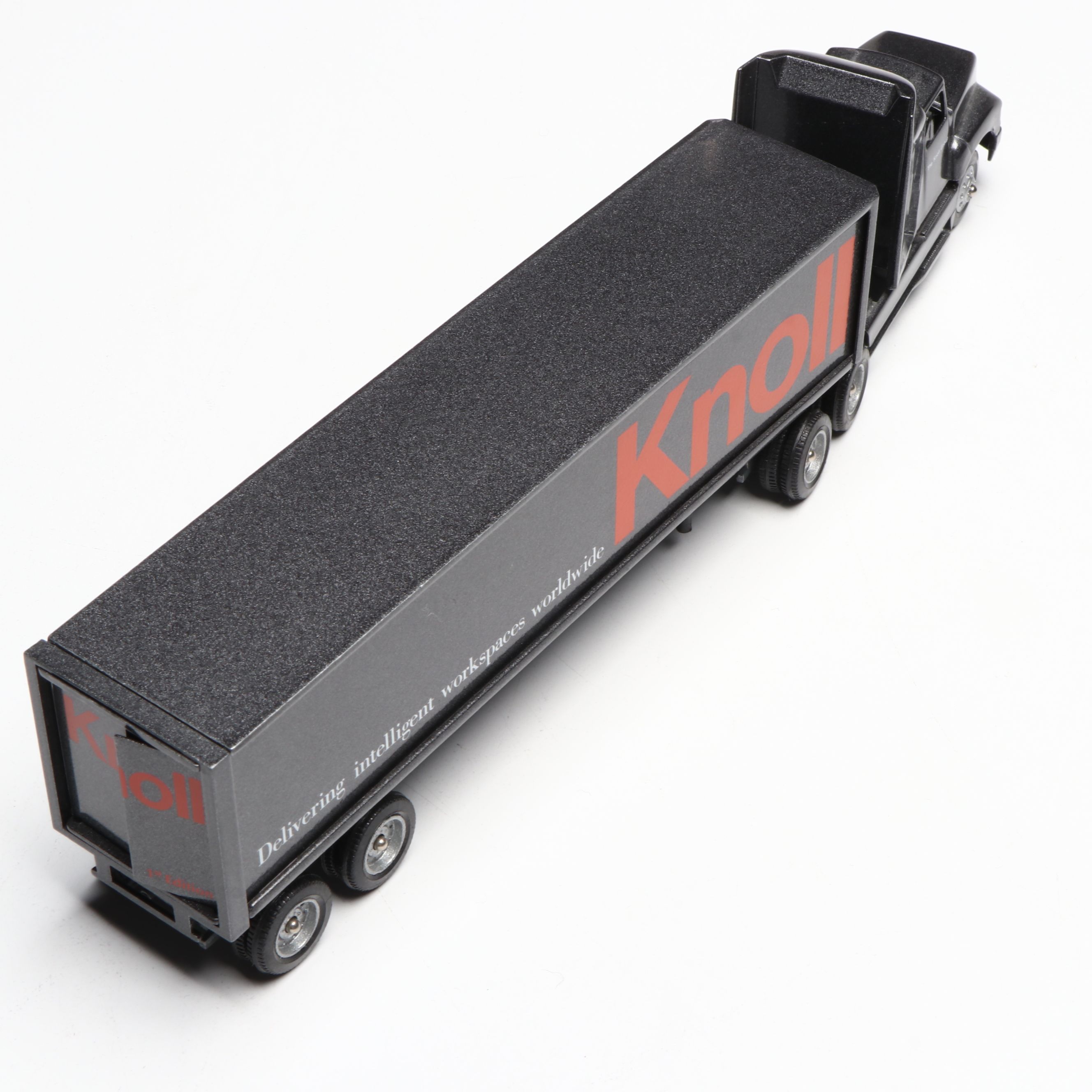 Knoll "Coach Bill" XL Holloway Jacket with Toy Semi-Trucks, Bank and Napkins