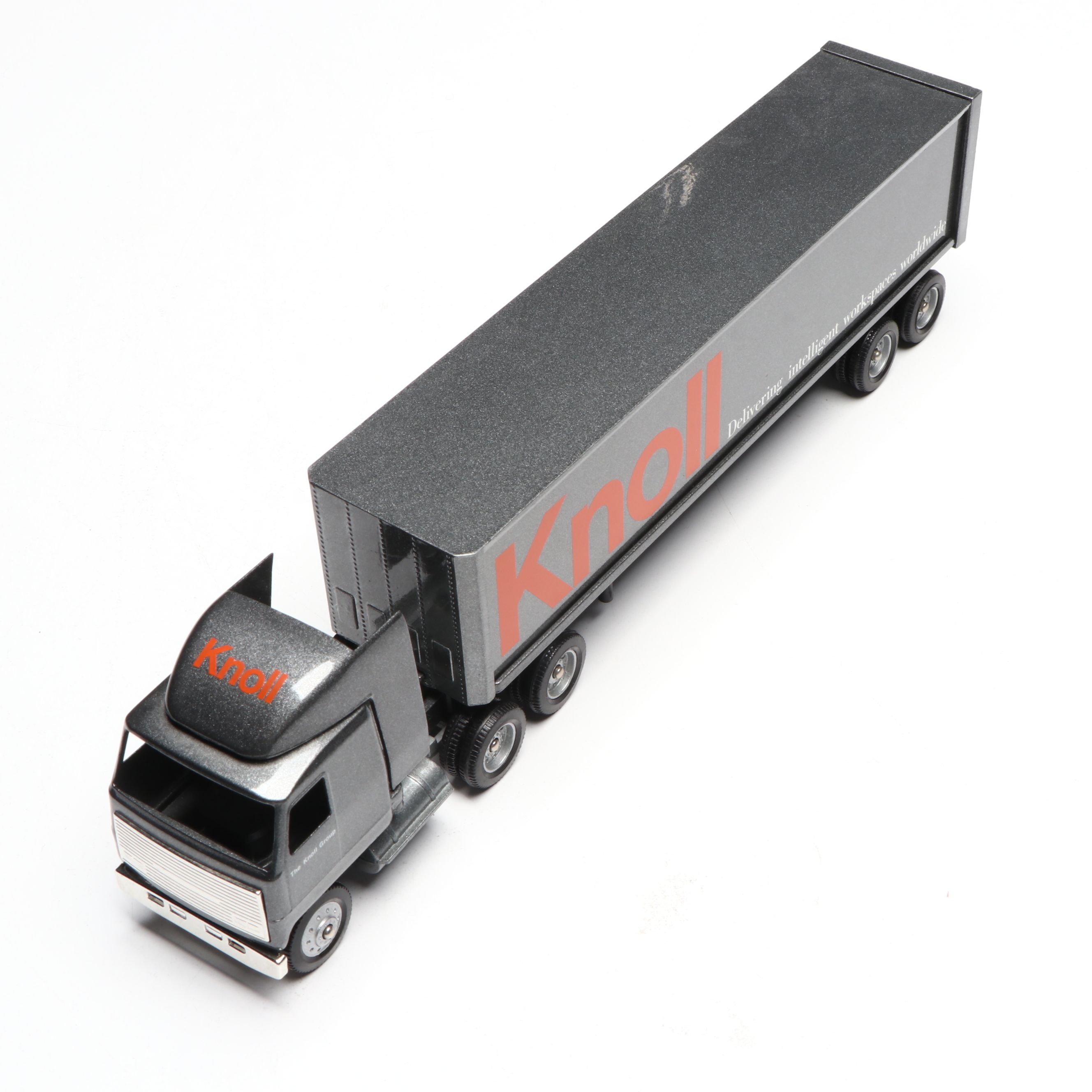 Knoll "Coach Bill" XL Holloway Jacket with Toy Semi-Trucks, Bank and Napkins