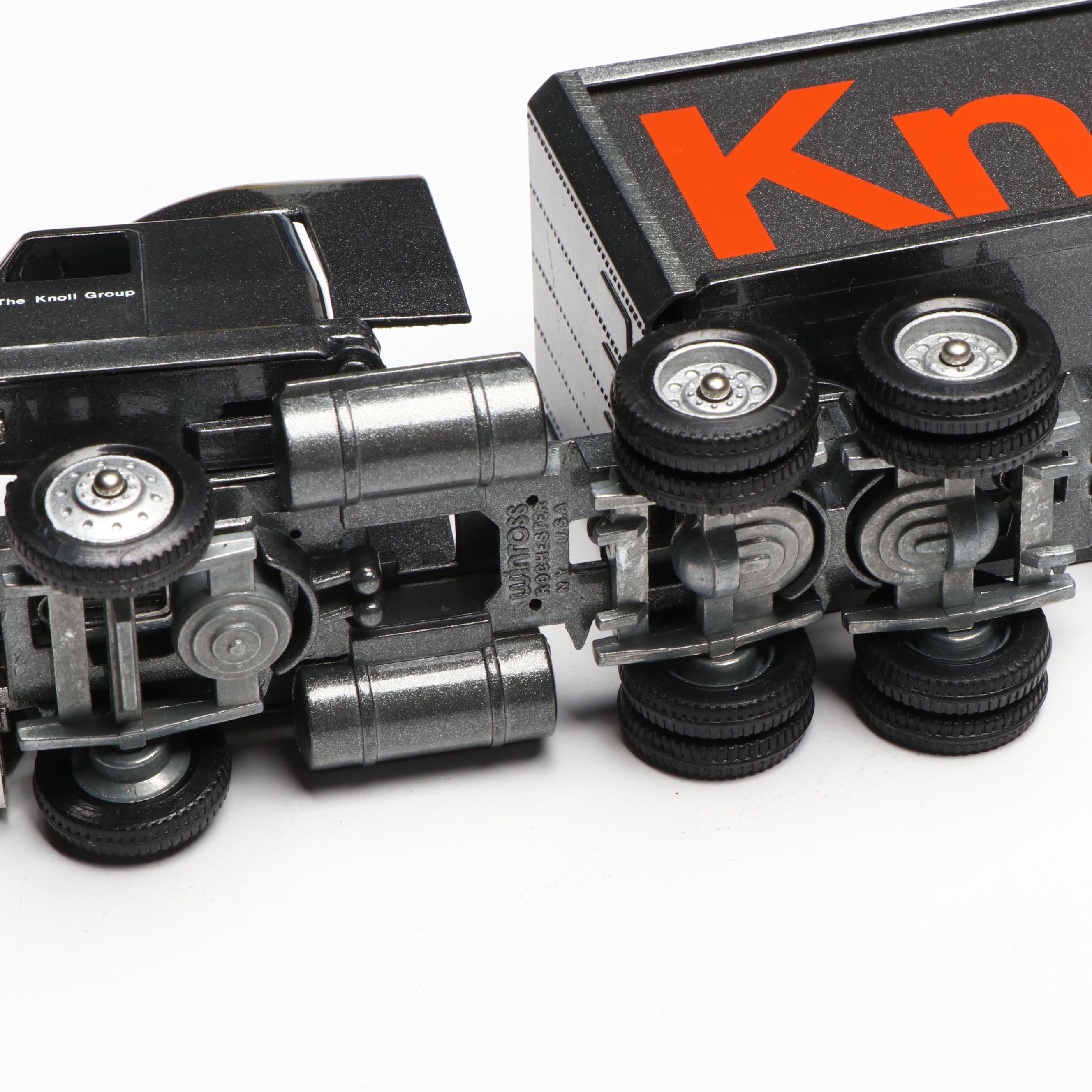 Knoll "Coach Bill" XL Holloway Jacket with Toy Semi-Trucks, Bank and Napkins