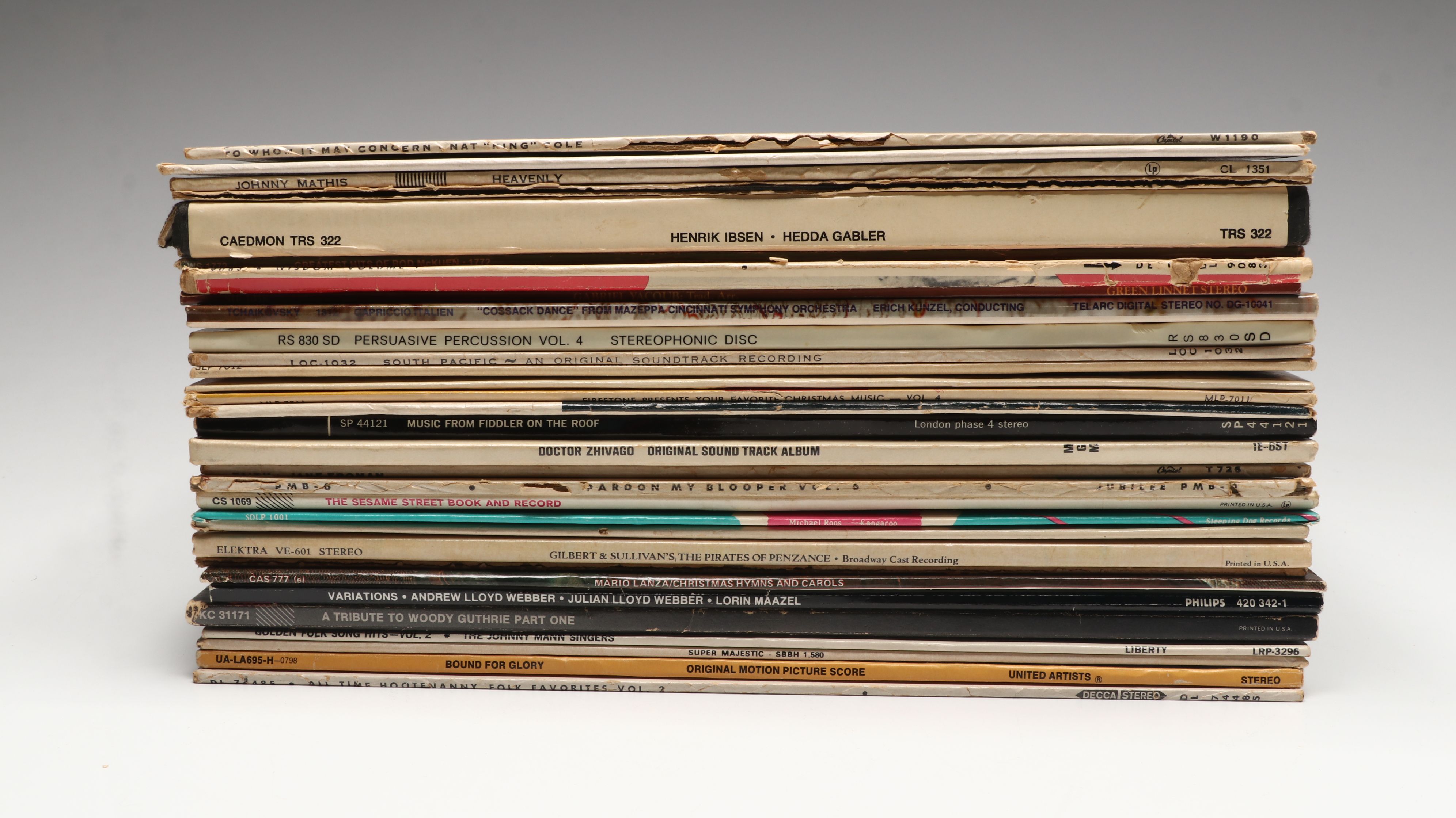 Nat King Cole, Johnny Mathis, and More Vinyl Records