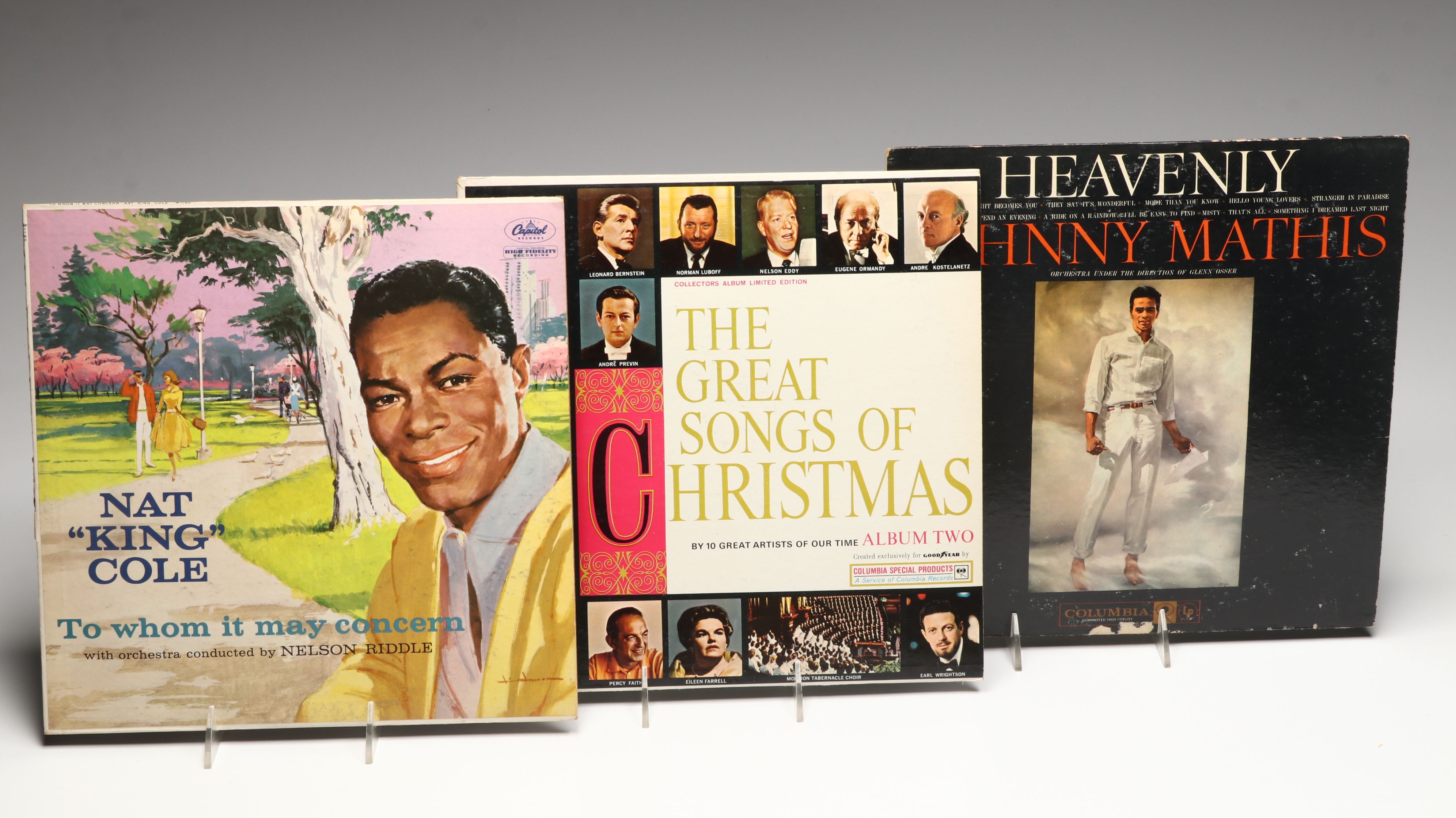Nat King Cole, Johnny Mathis, and More Vinyl Records