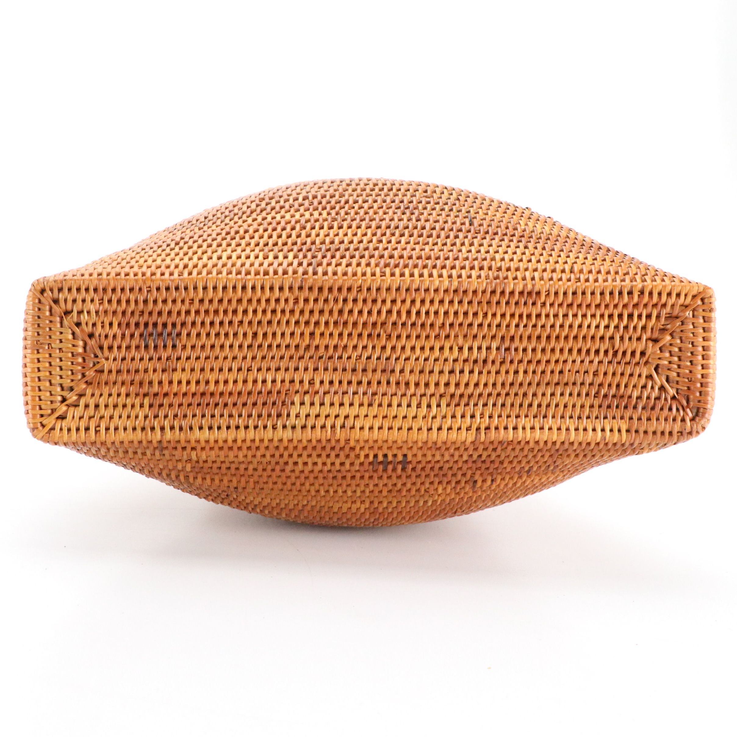 GinYa "Rosey Posey" Pouch, Handmade Embroidered Canvas Backpack, Woven Bag