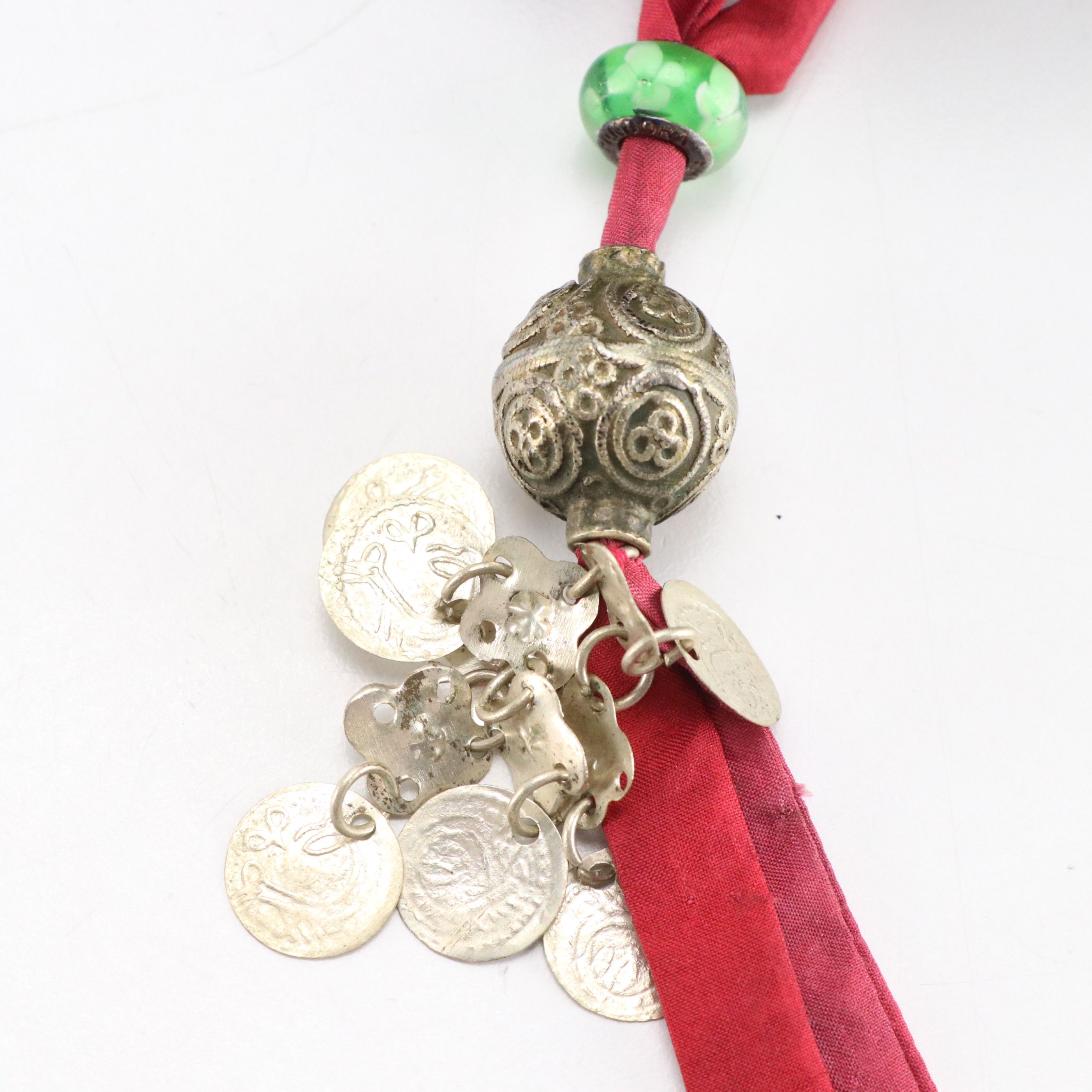 GinYa "Rosey Posey" Pouch, Handmade Embroidered Canvas Backpack, Woven Bag