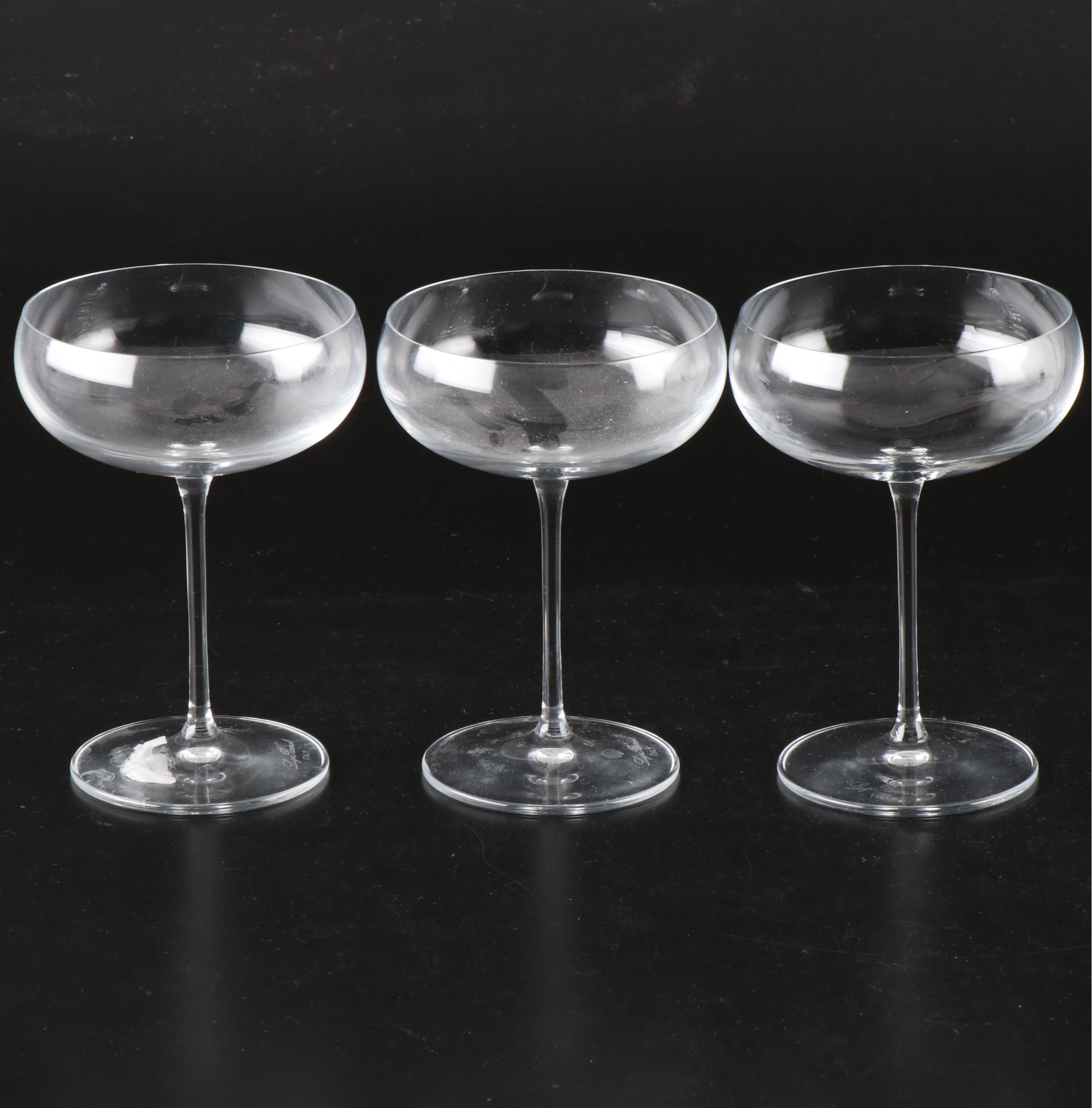 Crate & Barrel Rona "Camille" with Other Crystal Stemware