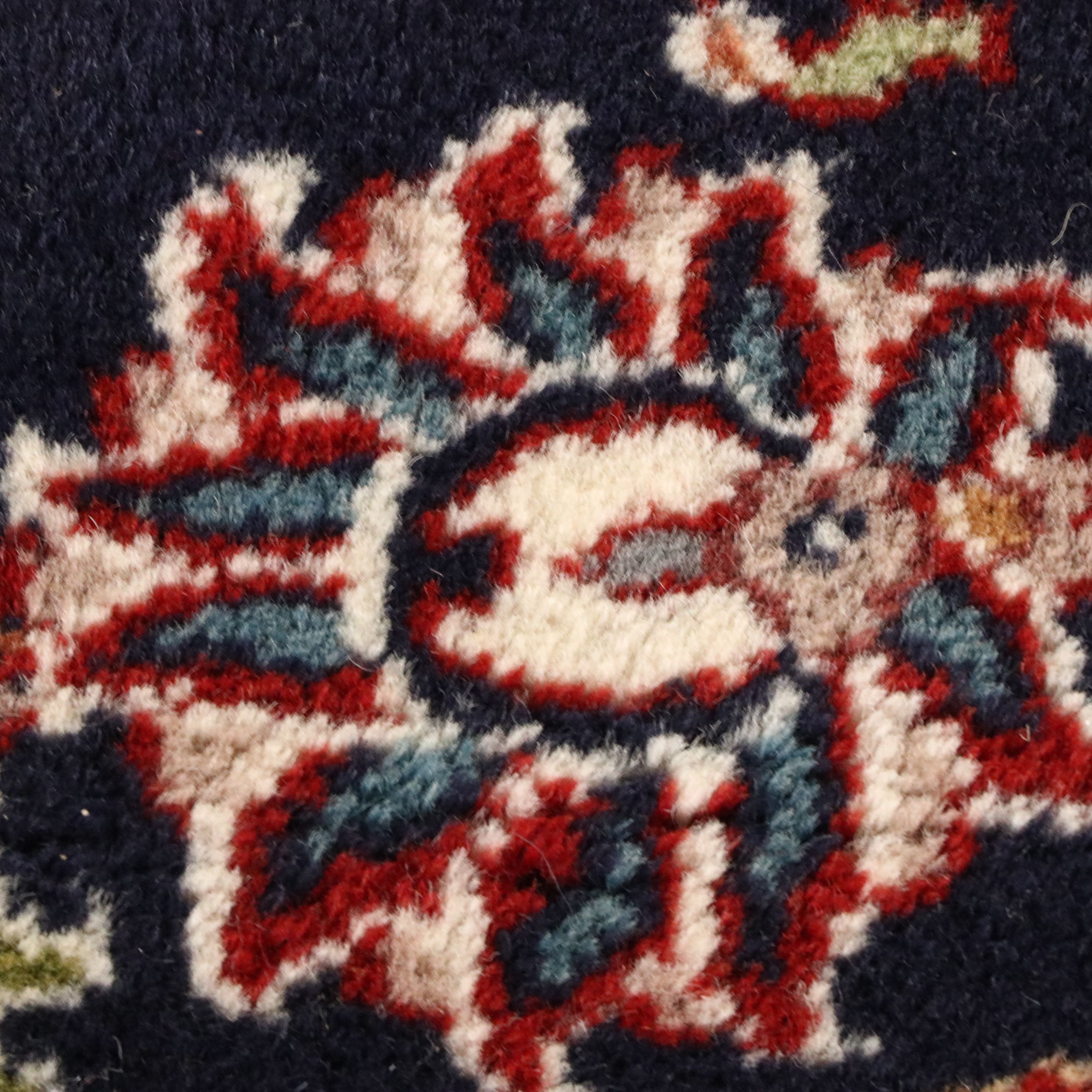 6' x 6'4 Hand-Knotted Indo-Persian Kerman Style Square Area Rug