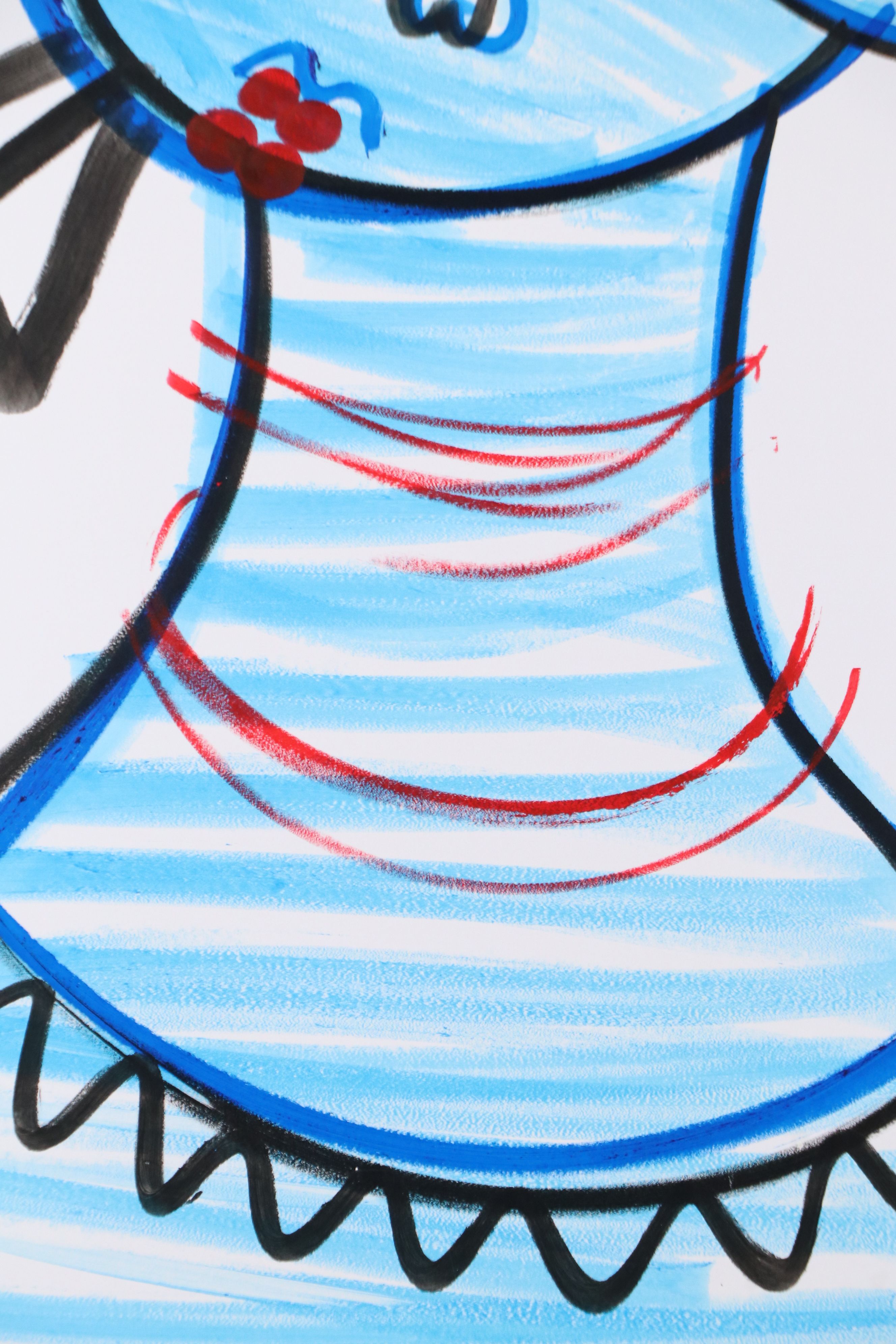 Abiola Idowu Acrylic and Marker Portraits "I am Beautiful" and More, 2026