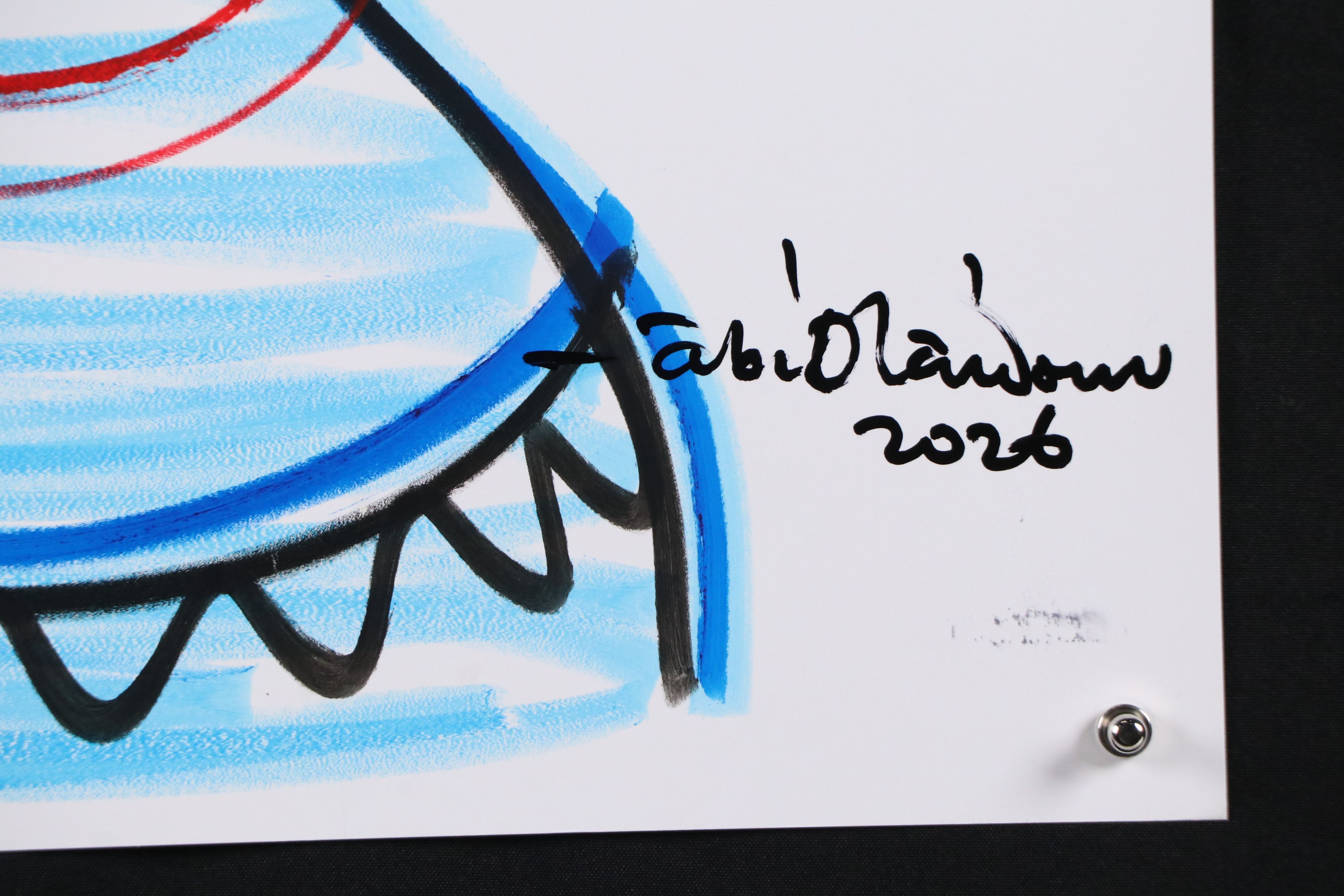 Abiola Idowu Acrylic and Marker Portraits "I am Beautiful" and More, 2026