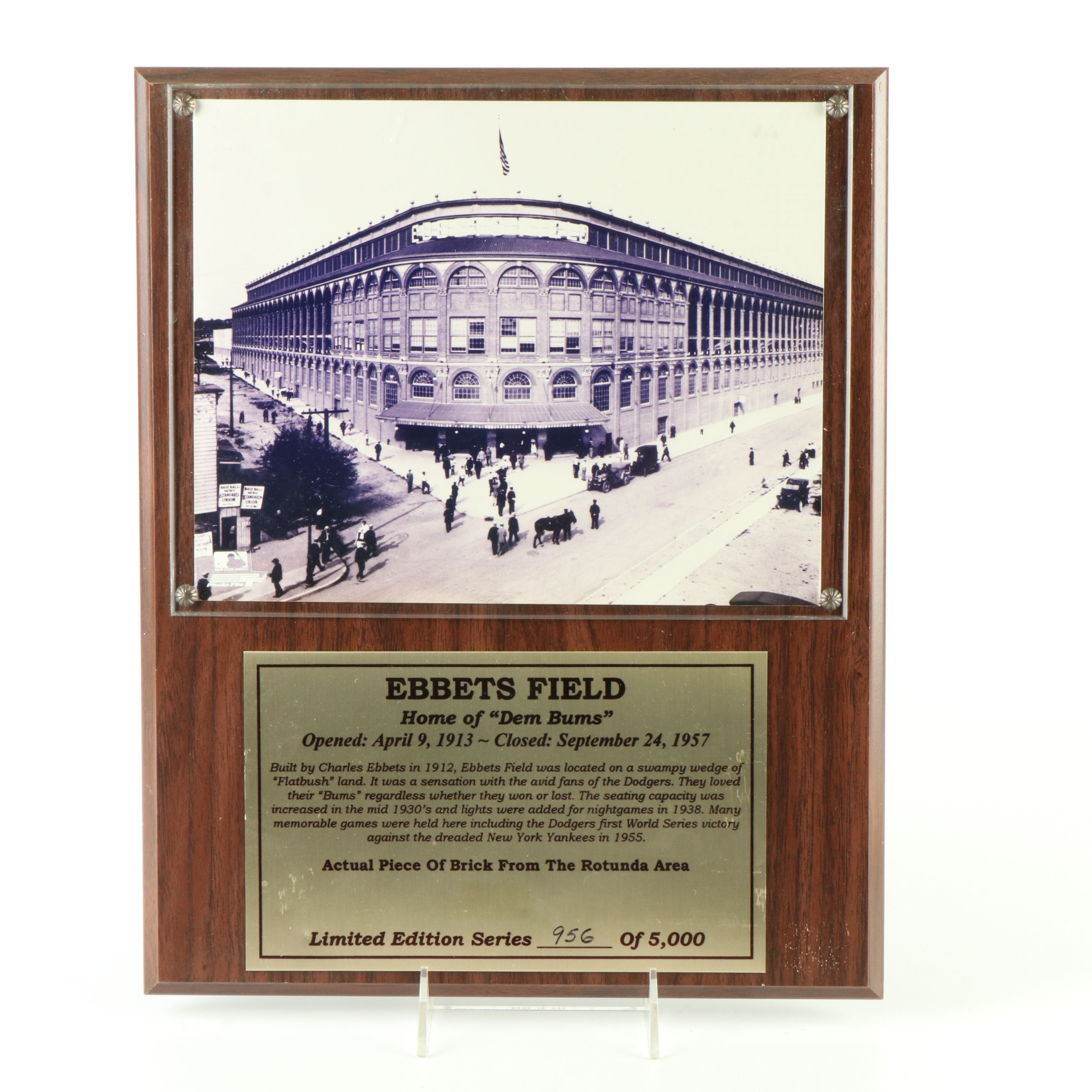 Ebbets Field and Cleveland Municipal Stadium Displays