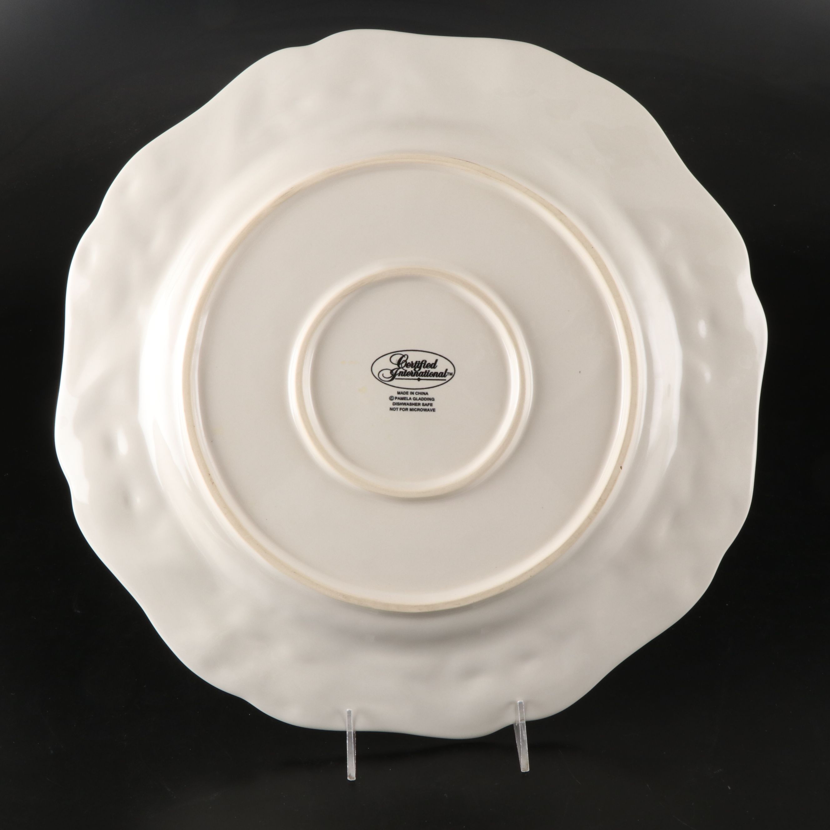 Pottery Barn and Certified International Ceramic Platters