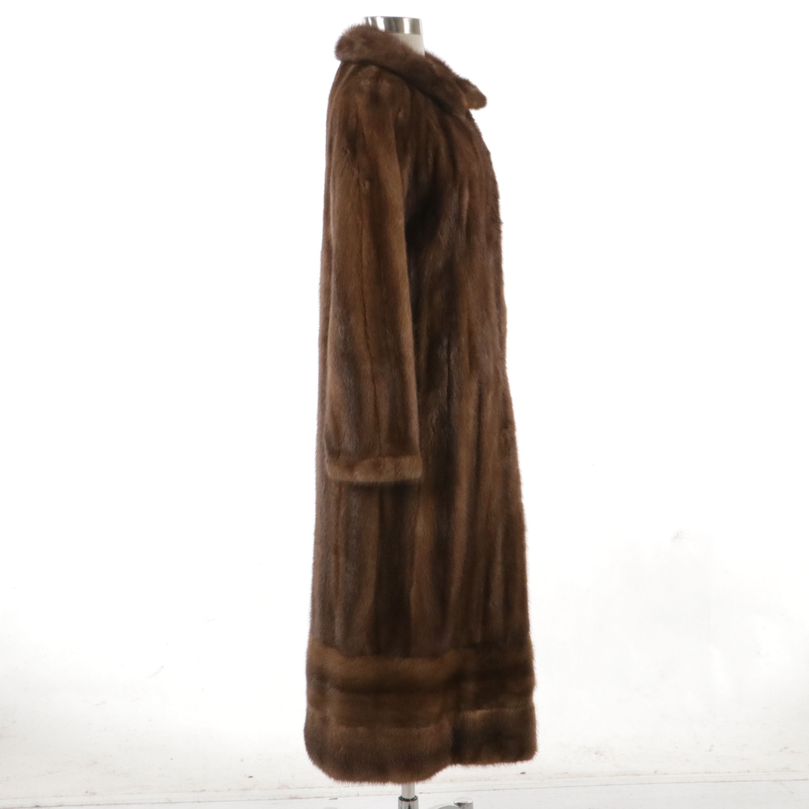 Yudofsky Furriers Vintage Mink Fur Long Coat