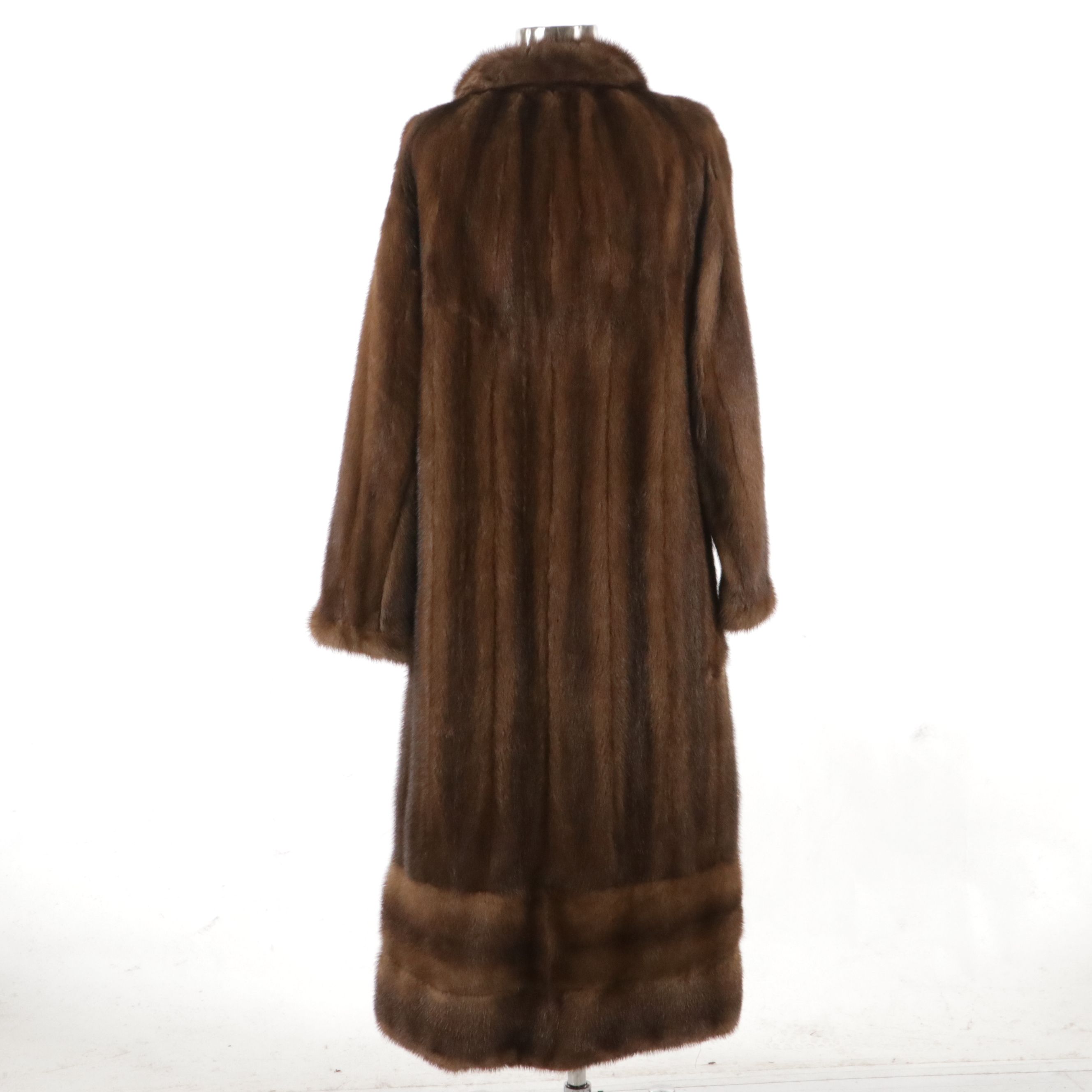 Yudofsky Furriers Vintage Mink Fur Long Coat