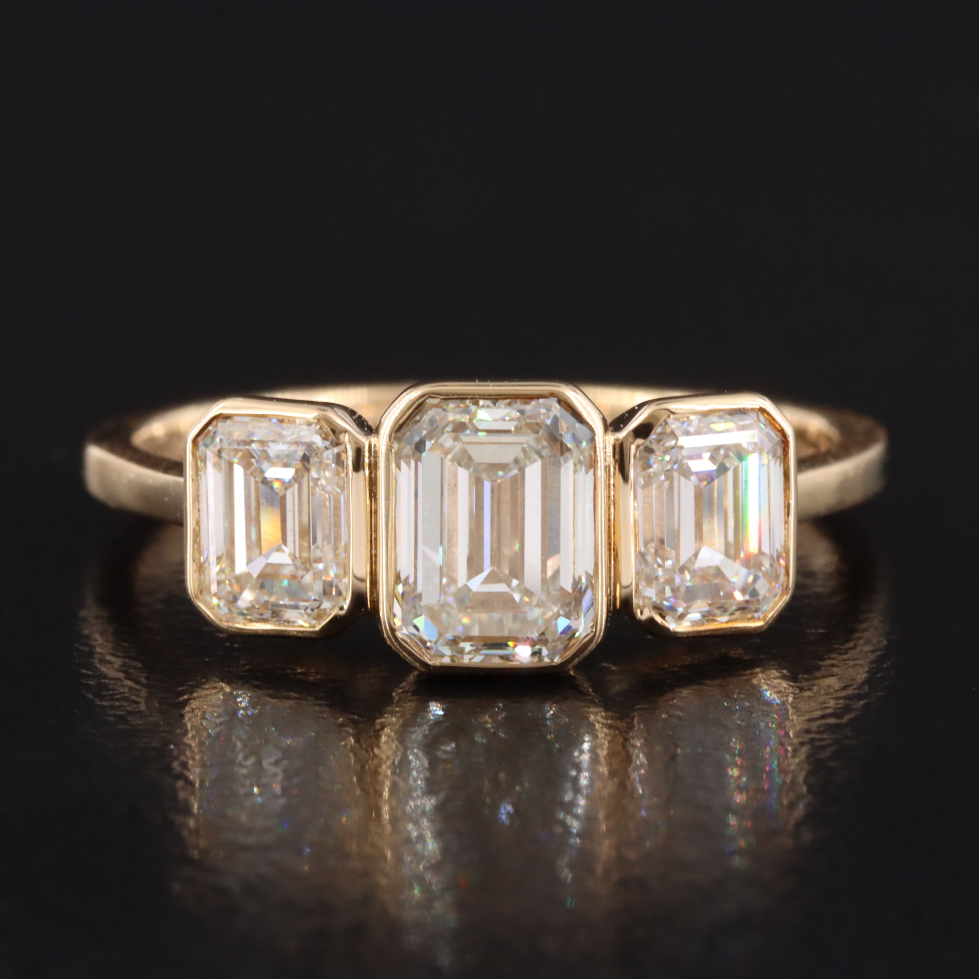 18K 2.01 CTW Internally Flawless Diamond Ring with GIA Reports