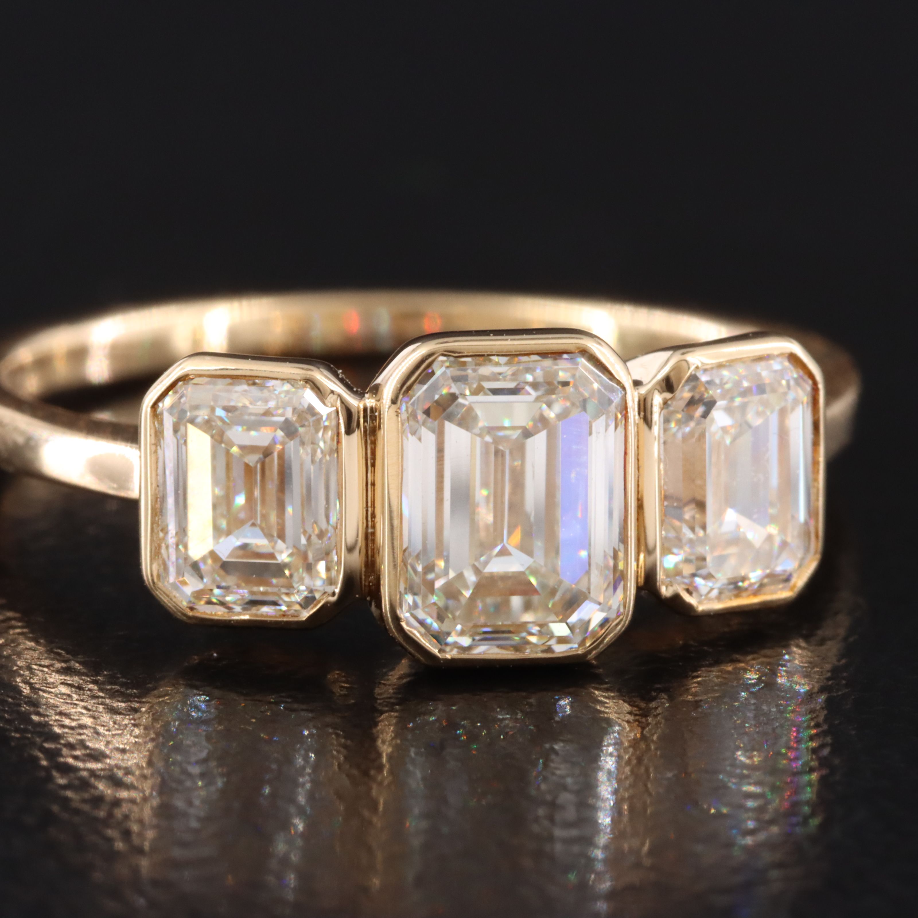 18K 2.01 CTW Internally Flawless Diamond Ring with GIA Reports