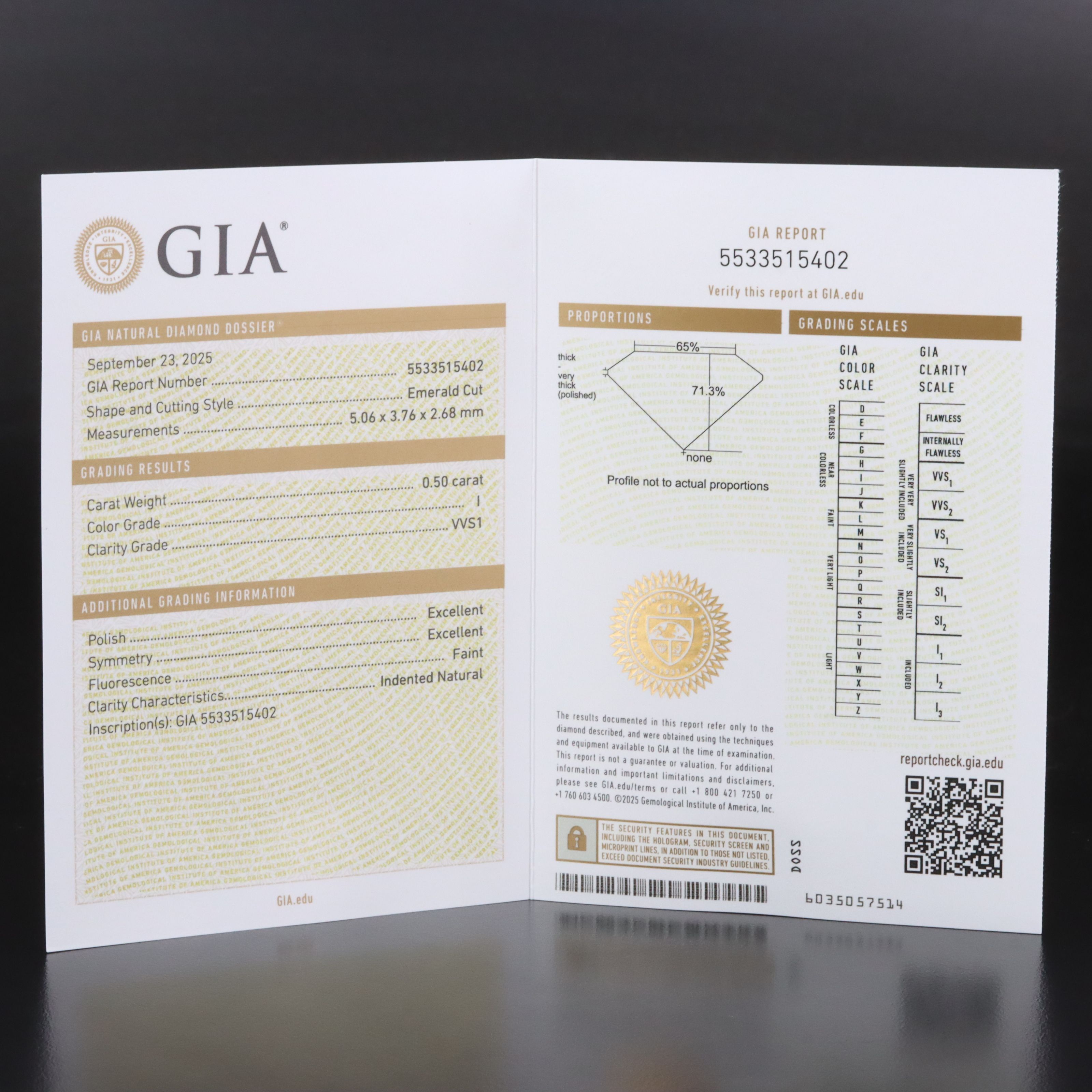 18K 2.01 CTW Internally Flawless Diamond Ring with GIA Reports