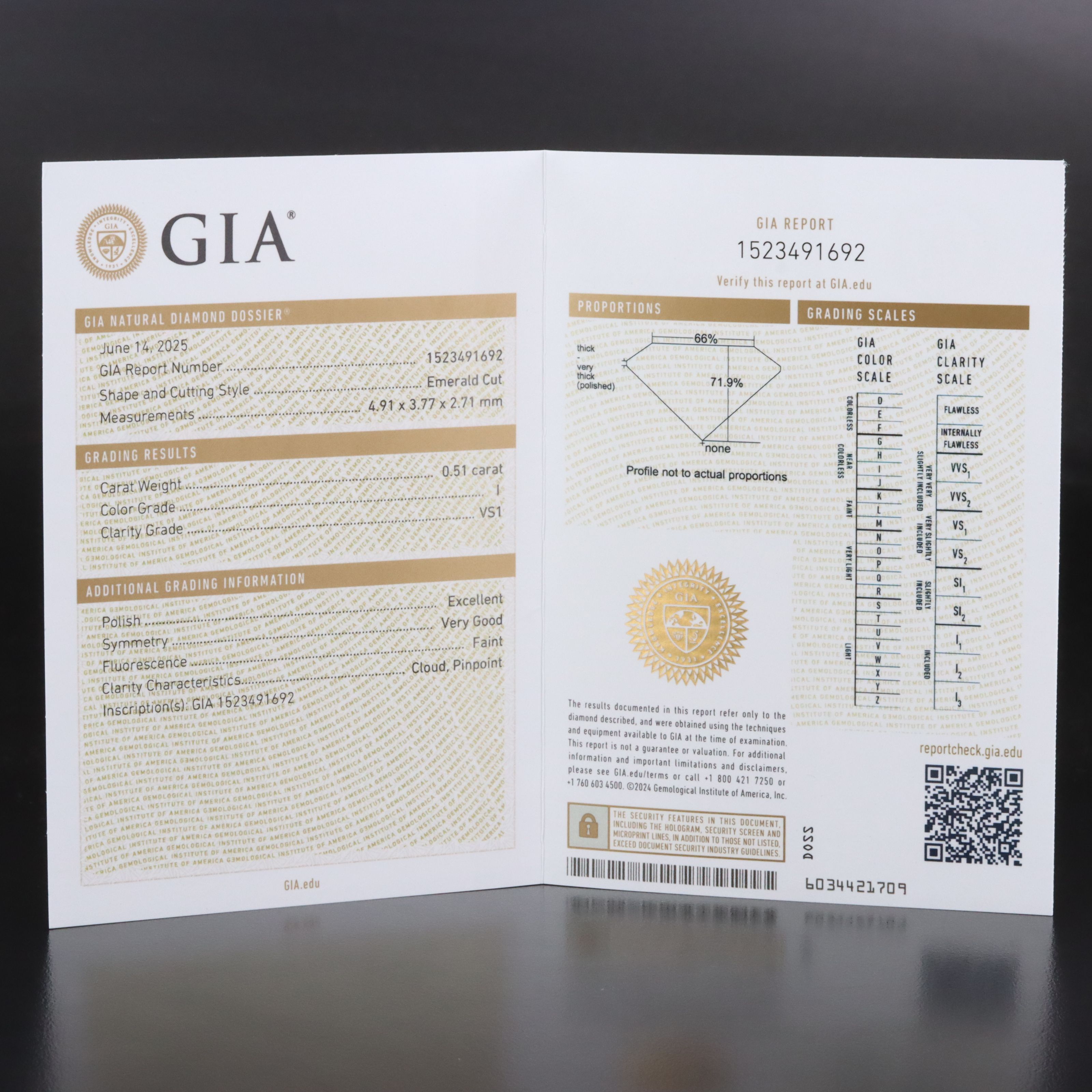 18K 2.01 CTW Internally Flawless Diamond Ring with GIA Reports