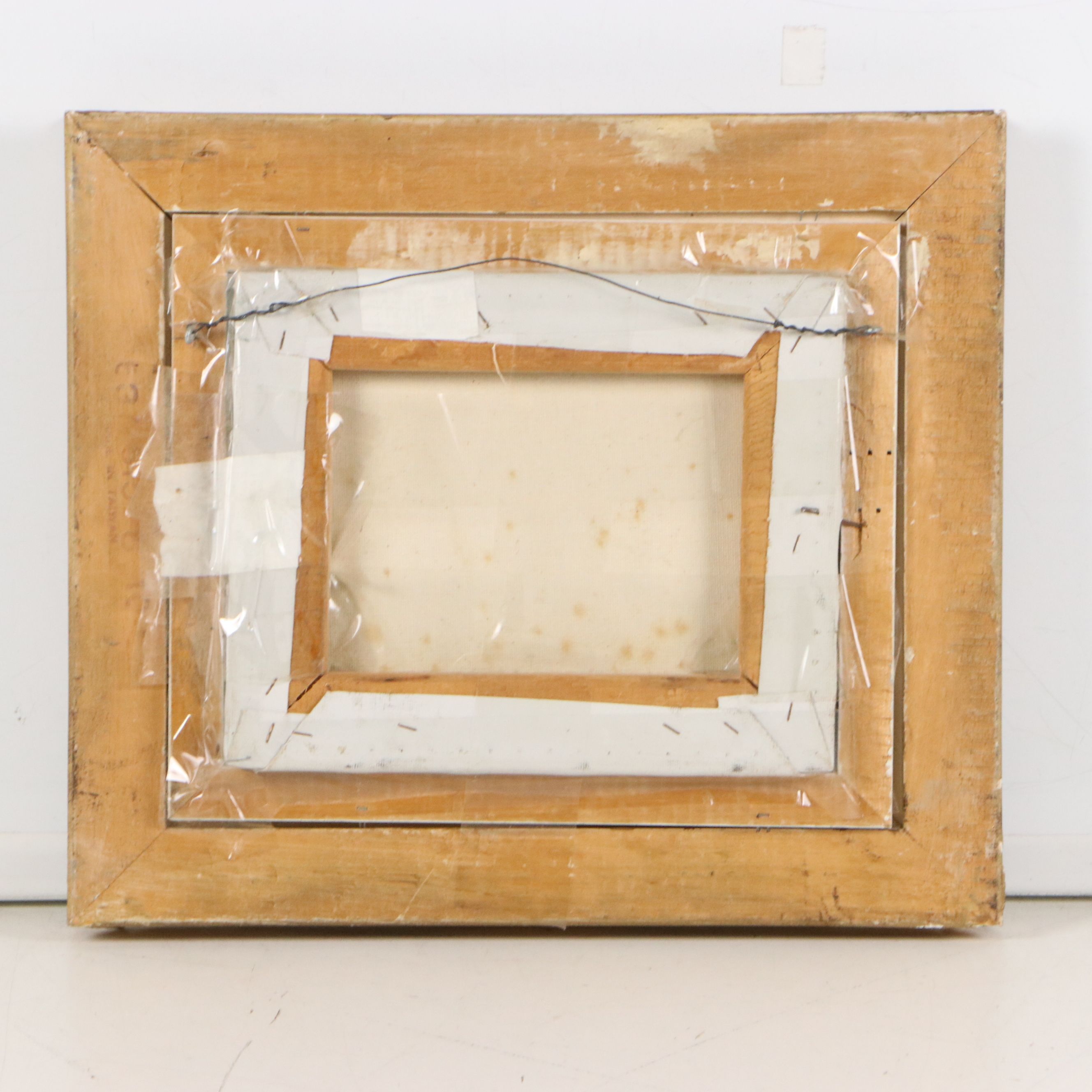 Bucolic Landscape Oil Painting, Circa 1985