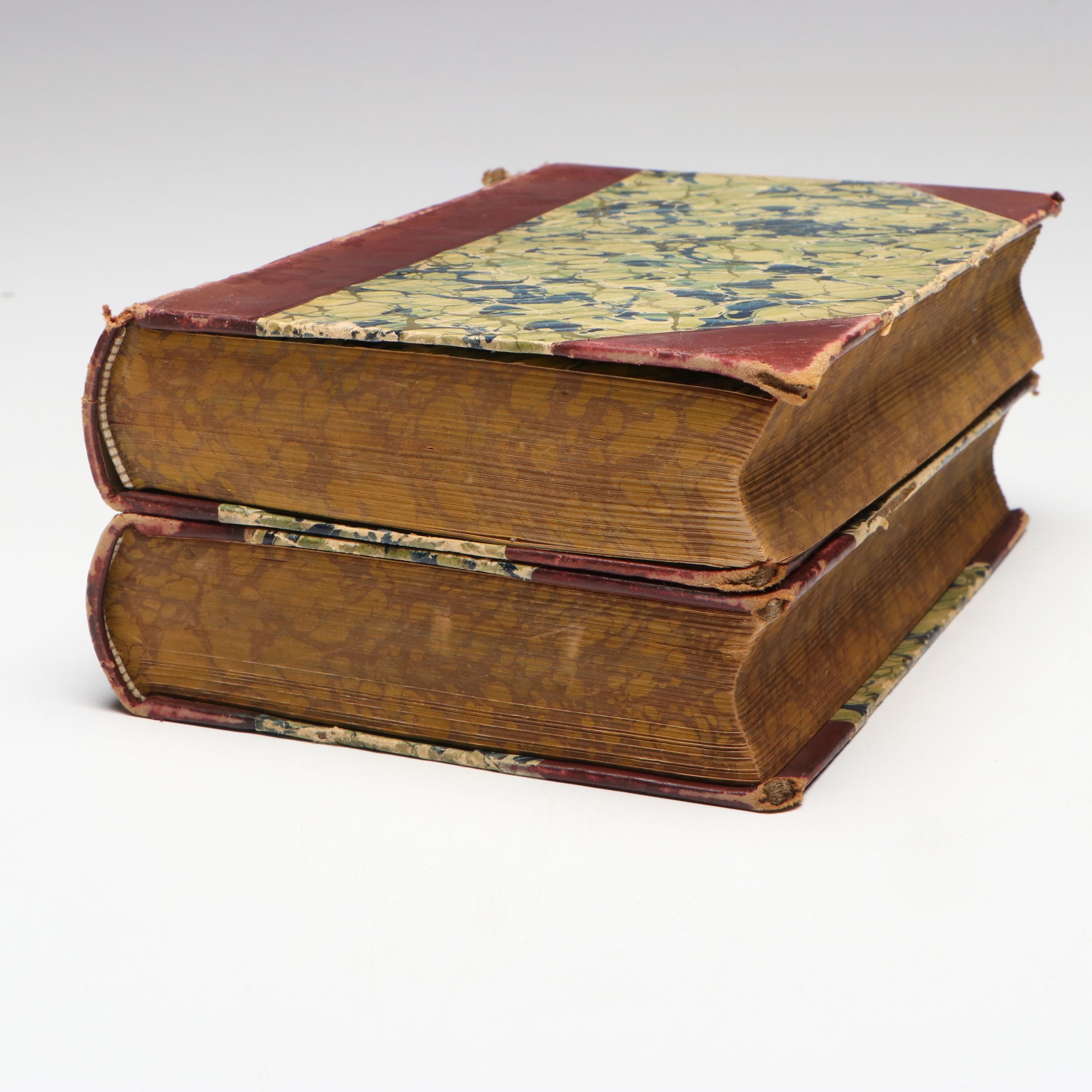 Leather Bound "The Works of John Ruskin" Partial Set, Early 20th Century