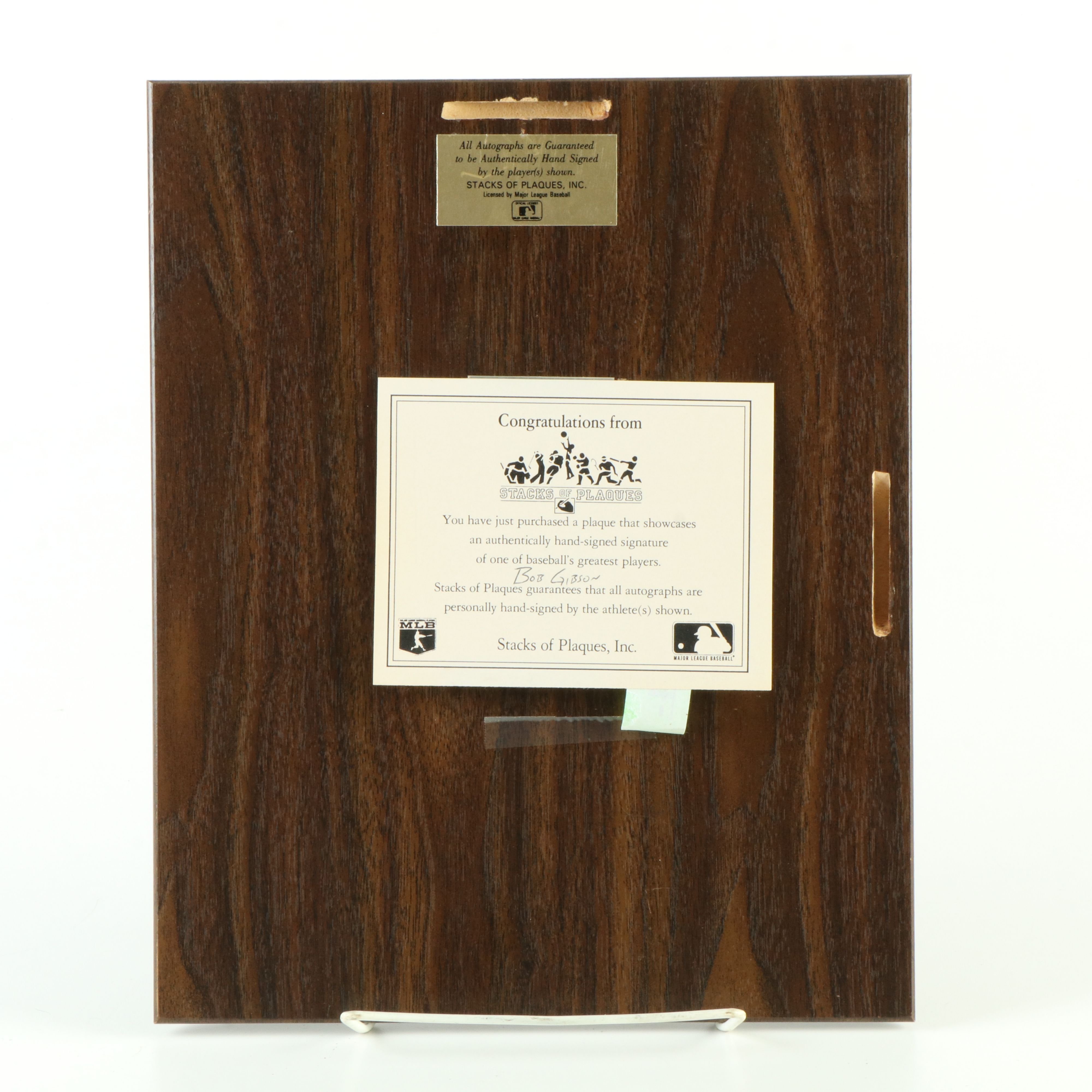 Willie Mays, Brooks Robinson, and Bob Gibson Signed Baseball Displays