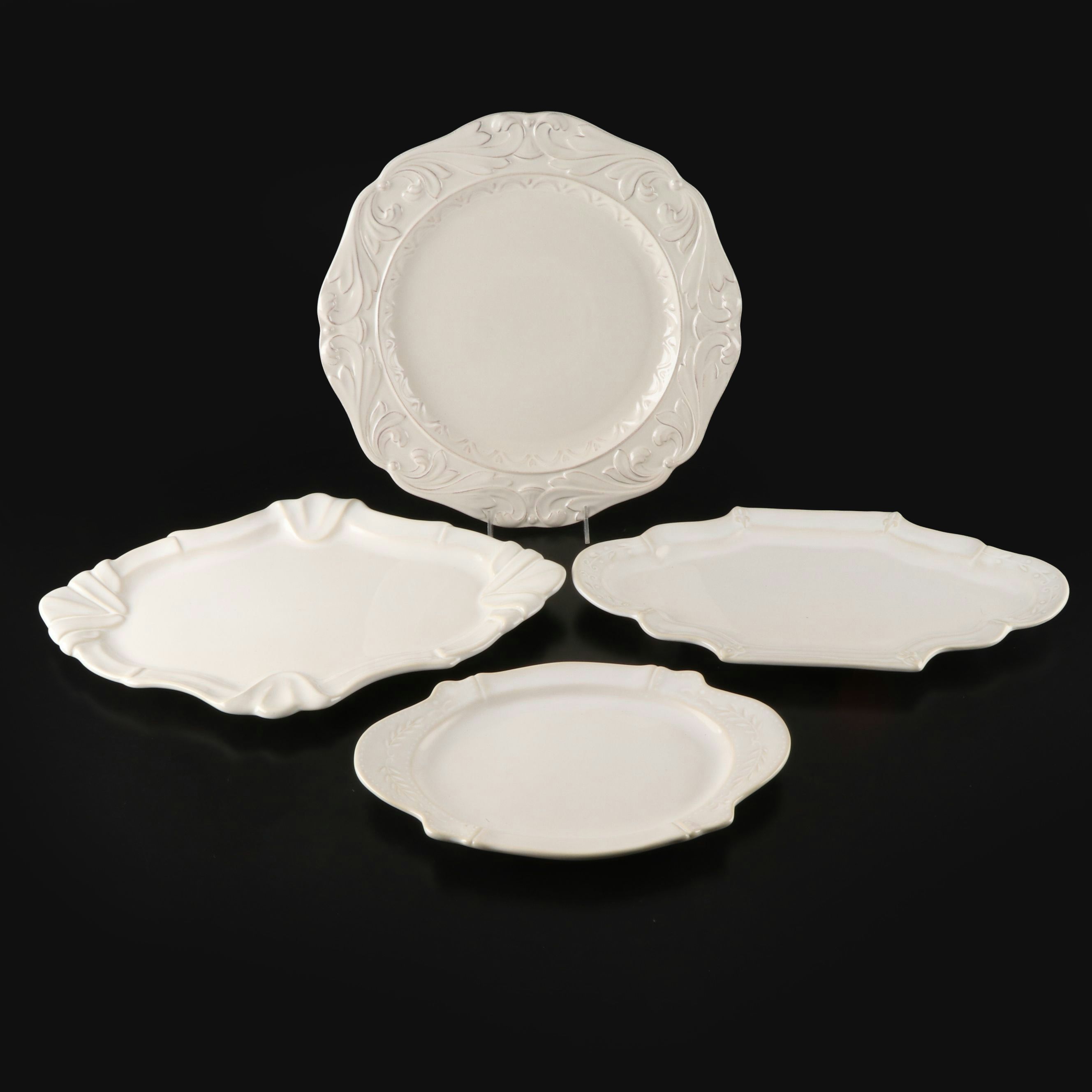 Pottery Barn and Certified International Ceramic Platters
