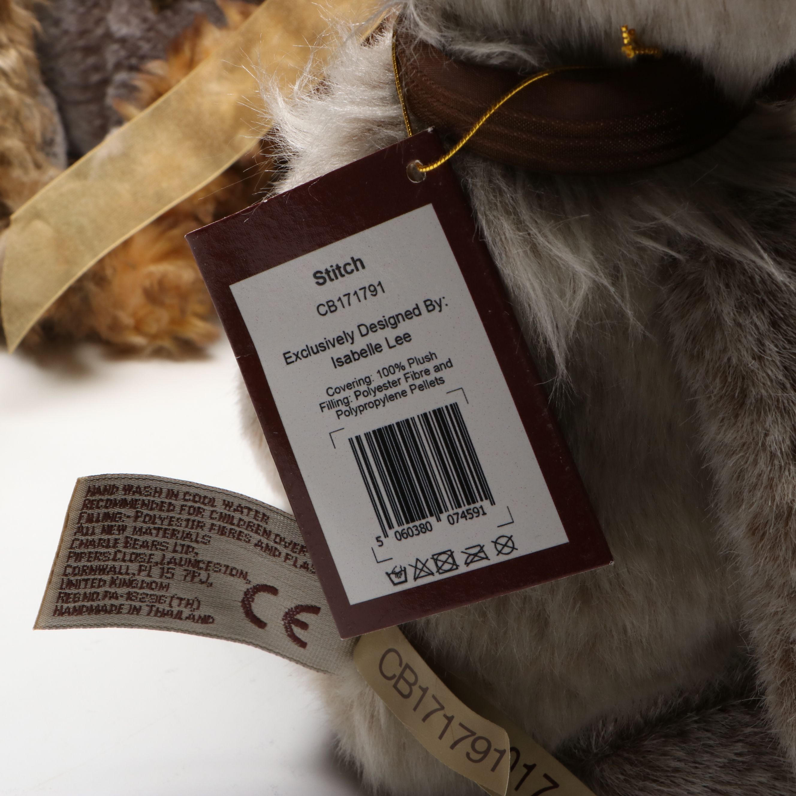 Charlie Bears "Padmin," "Heartfelt," "Margot" with More Jointed Teddy Bears