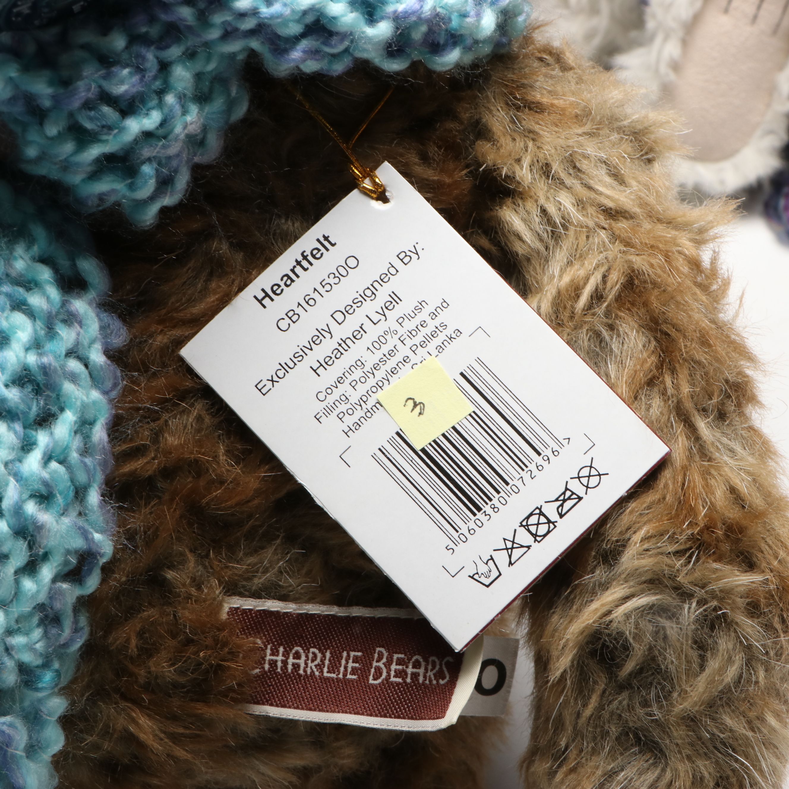 Charlie Bears "Padmin," "Heartfelt," "Margot" with More Jointed Teddy Bears