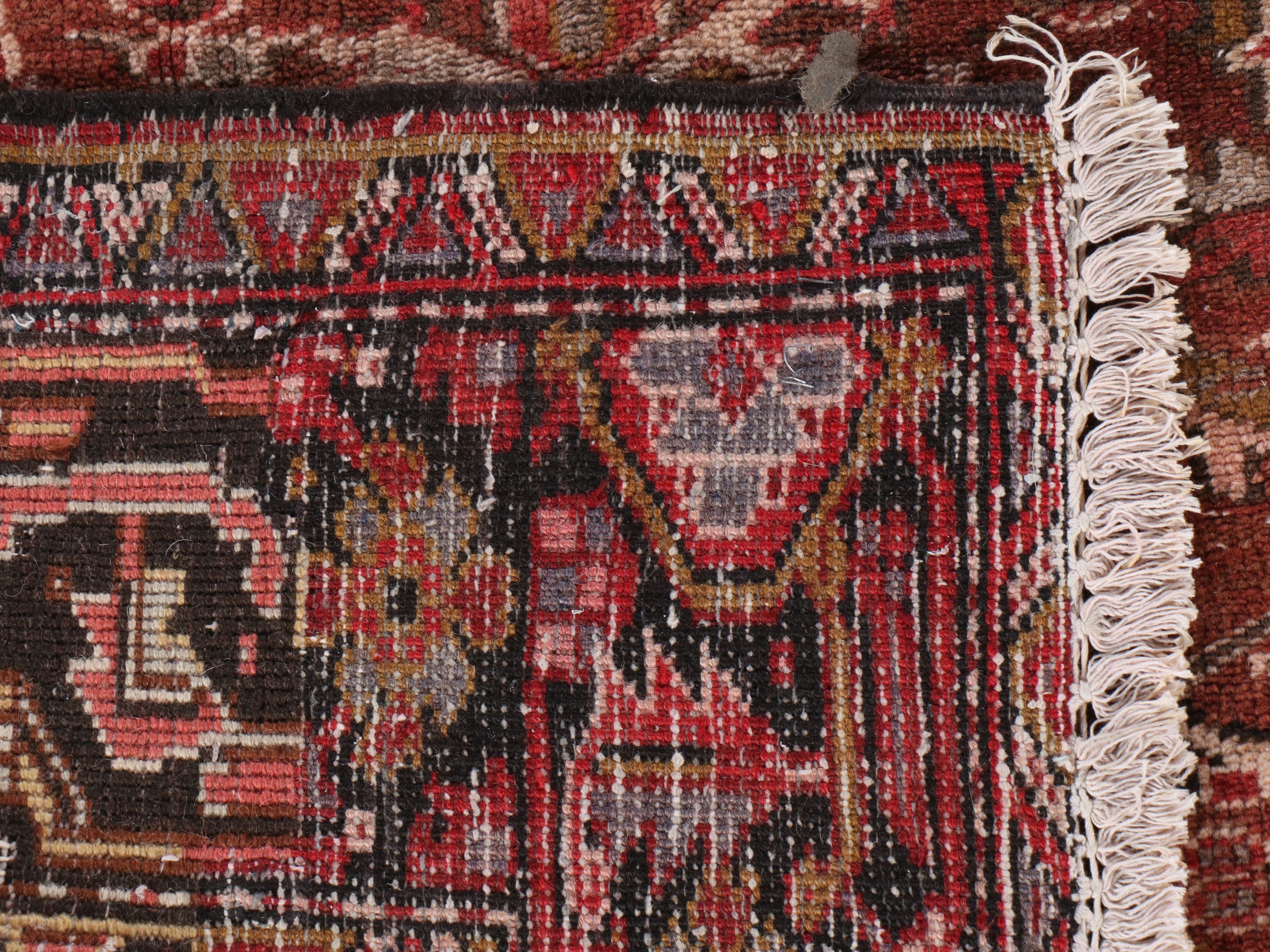 7'11 x 11'3 Hand-Knotted Persian Heriz Area Rug