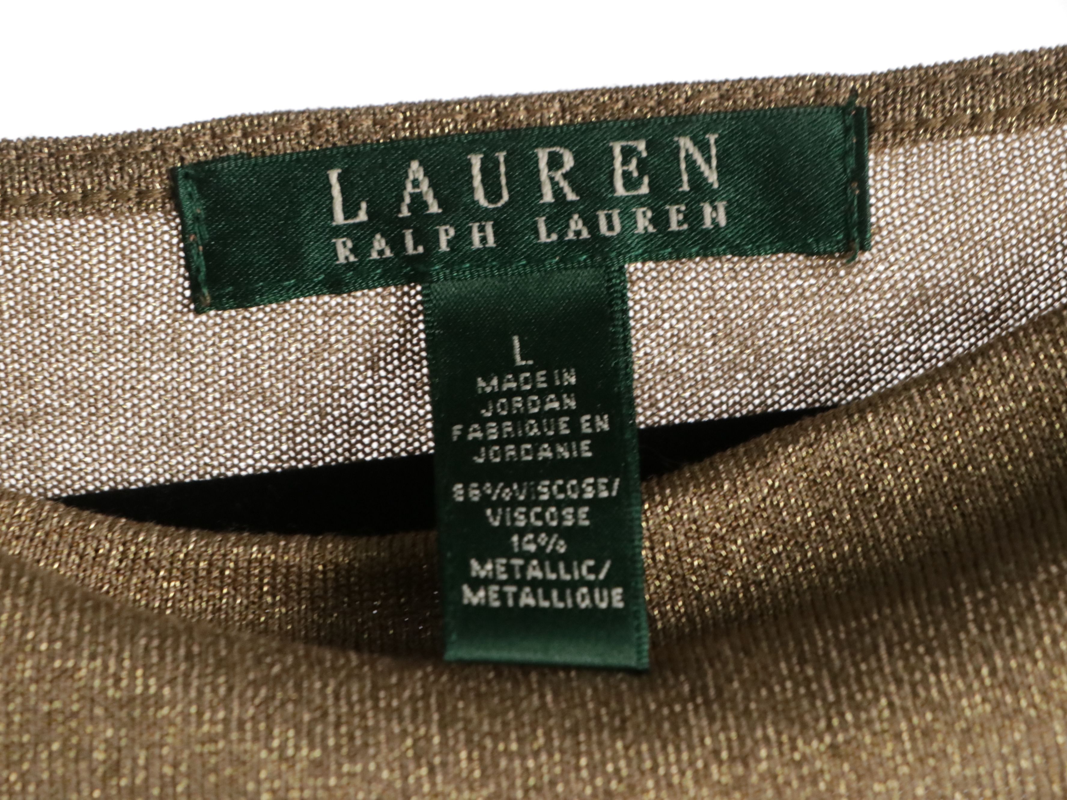 Lauren Ralph Lauren Metallic Knit Sweaters, Crochet Tank, Leather Pants, More