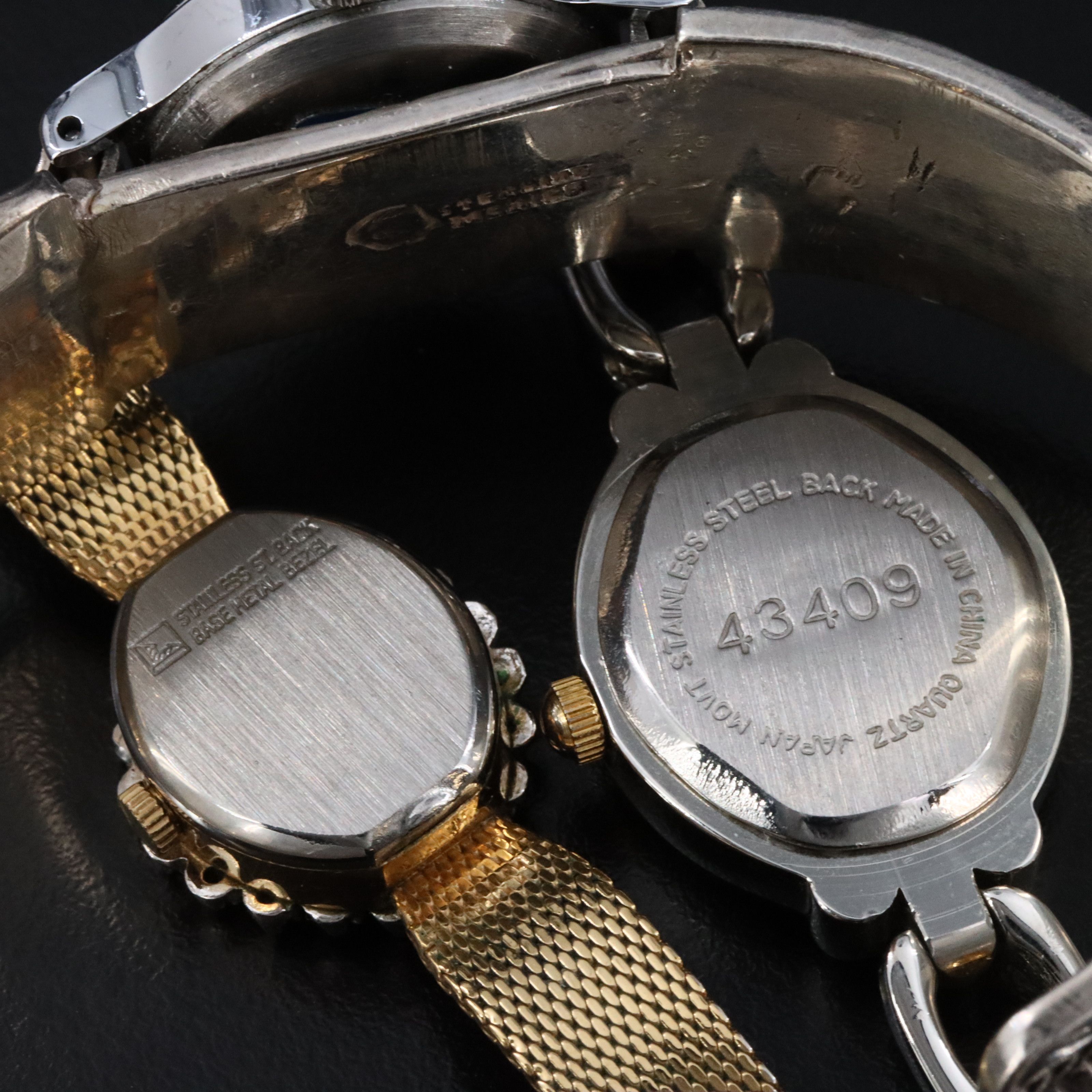 Southwestern Style Sterling Cuff and Dress Watch Selection