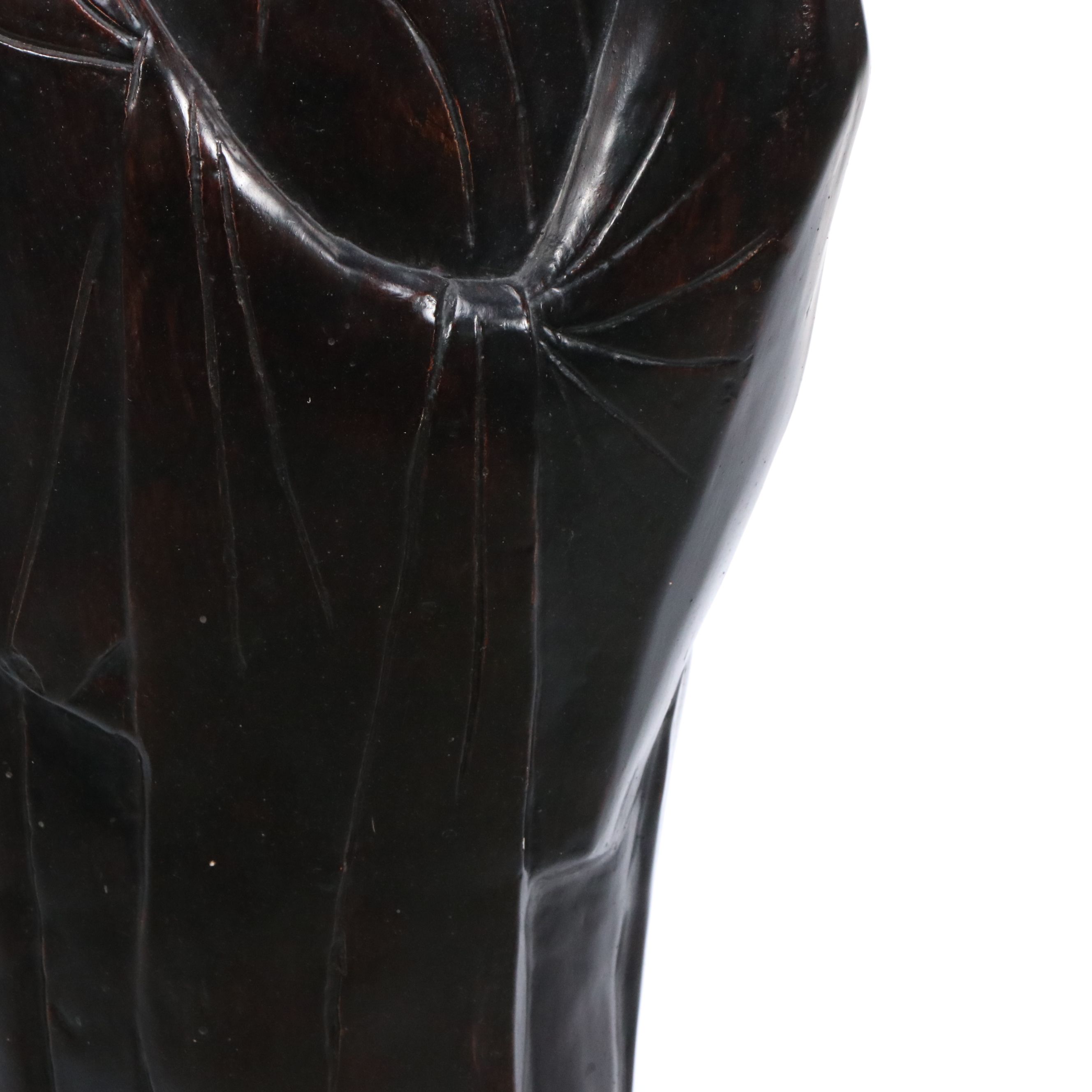 Painted Cast Plaster Standing Floor Sculpture