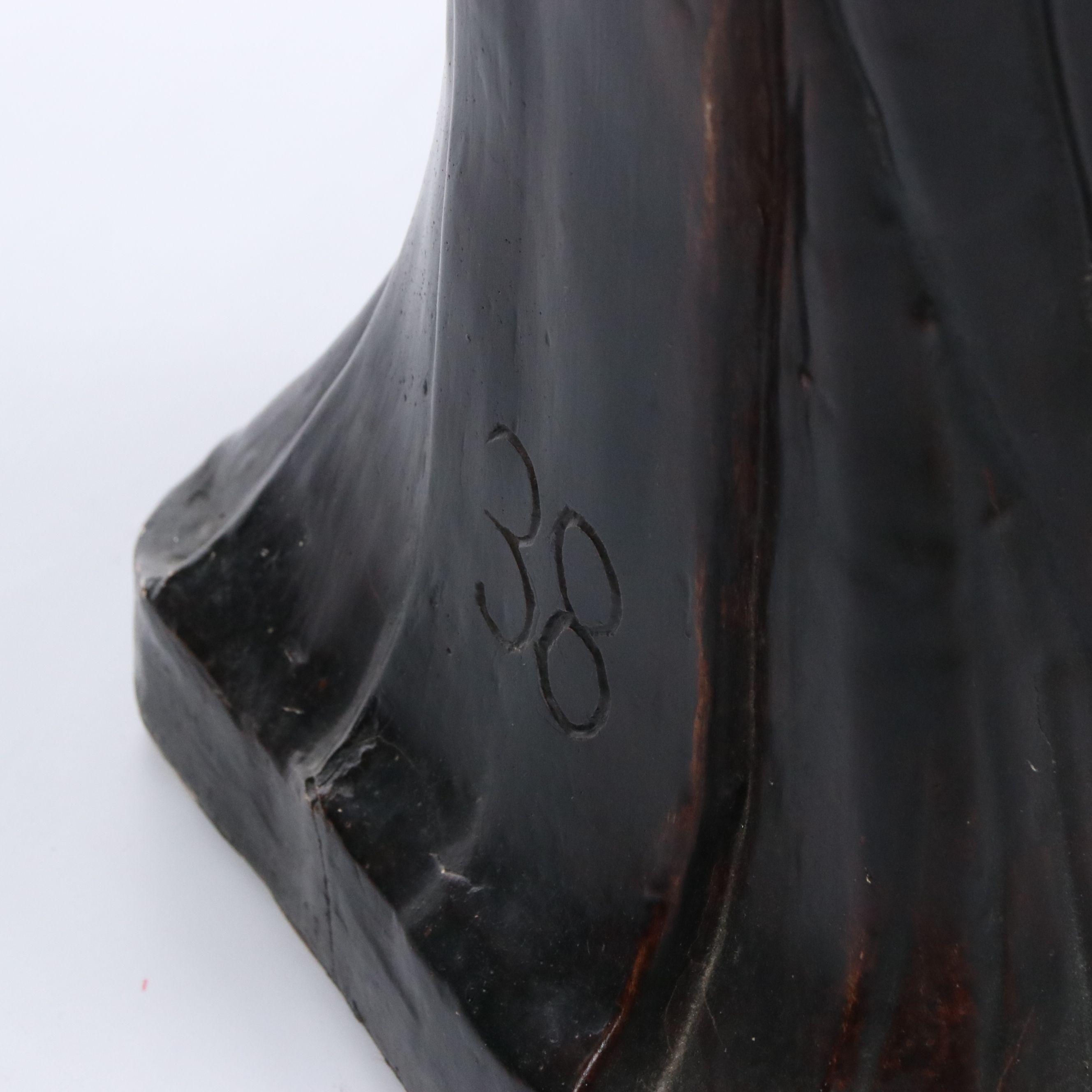 Painted Cast Plaster Standing Floor Sculpture