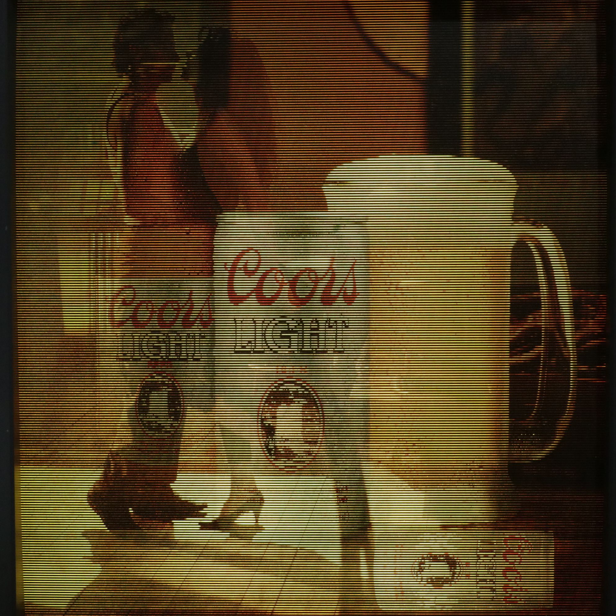 Coors Light "The Silver Bullet" Illuminated Wall Sign, 1988