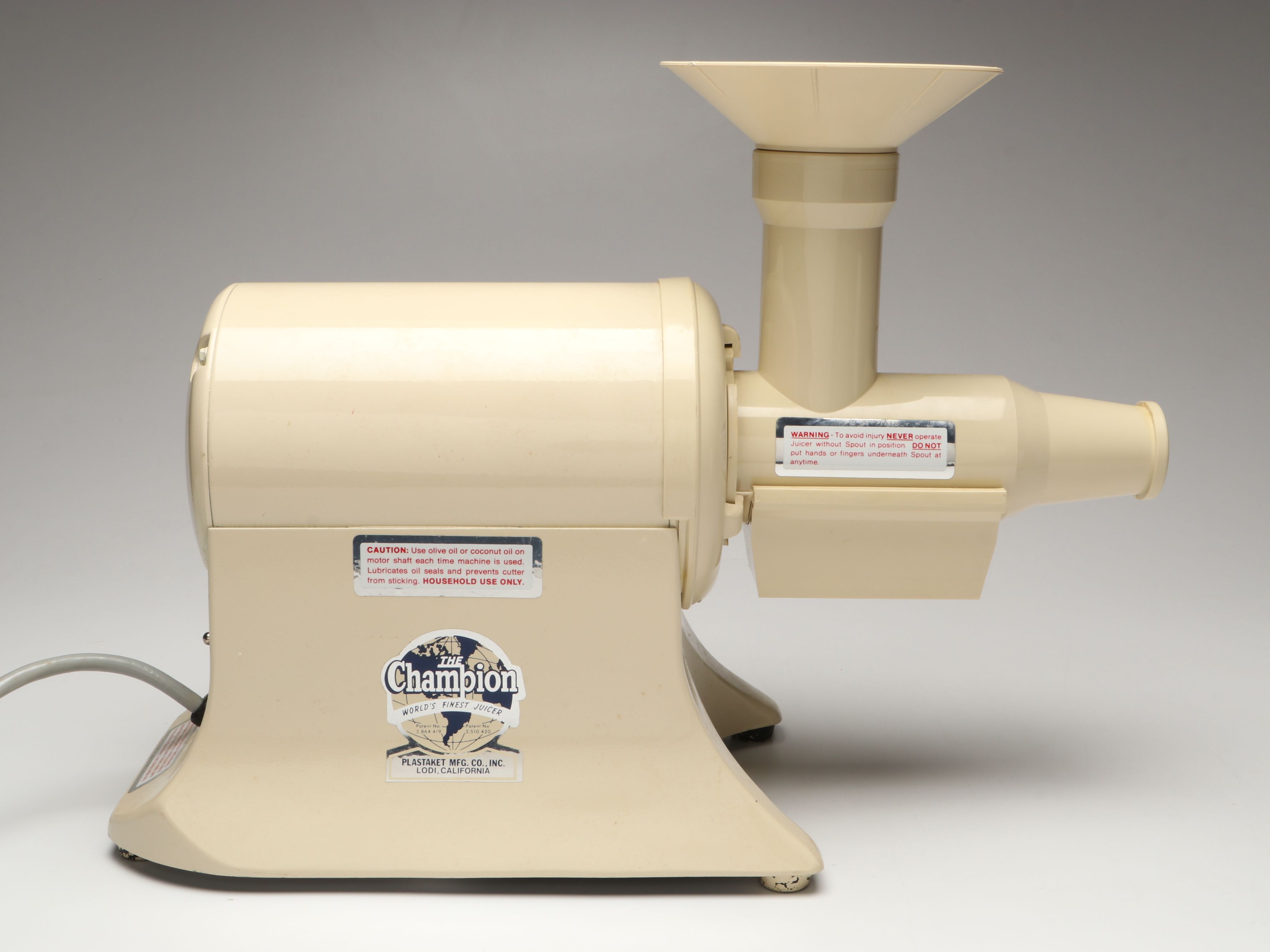 Plastaket Champion Juicer