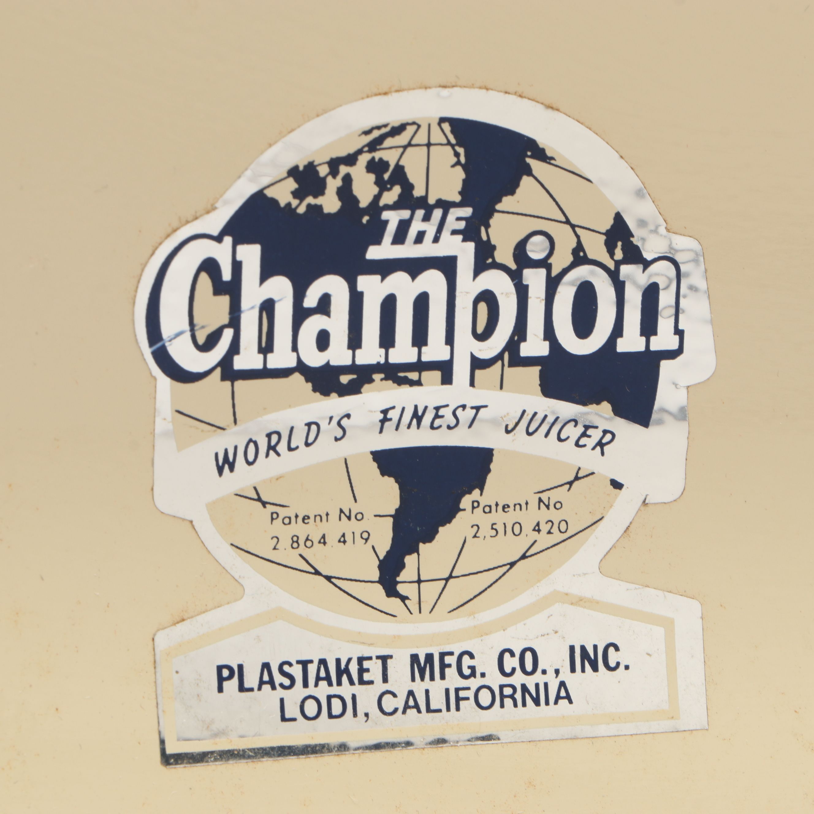 Plastaket Champion Juicer