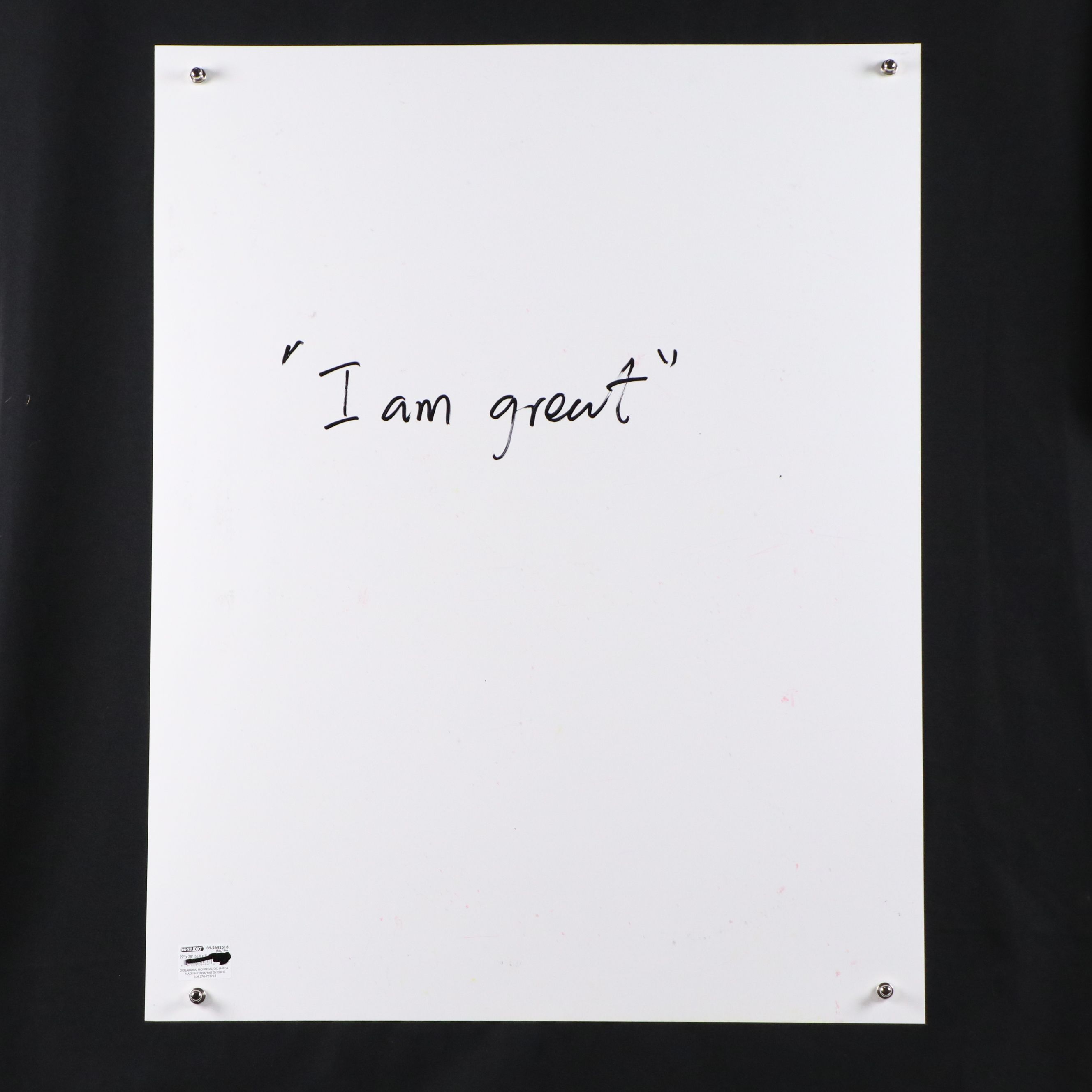 Abiola Idowu Acrylic and Marker Portraits "I am Great" and More, 2026