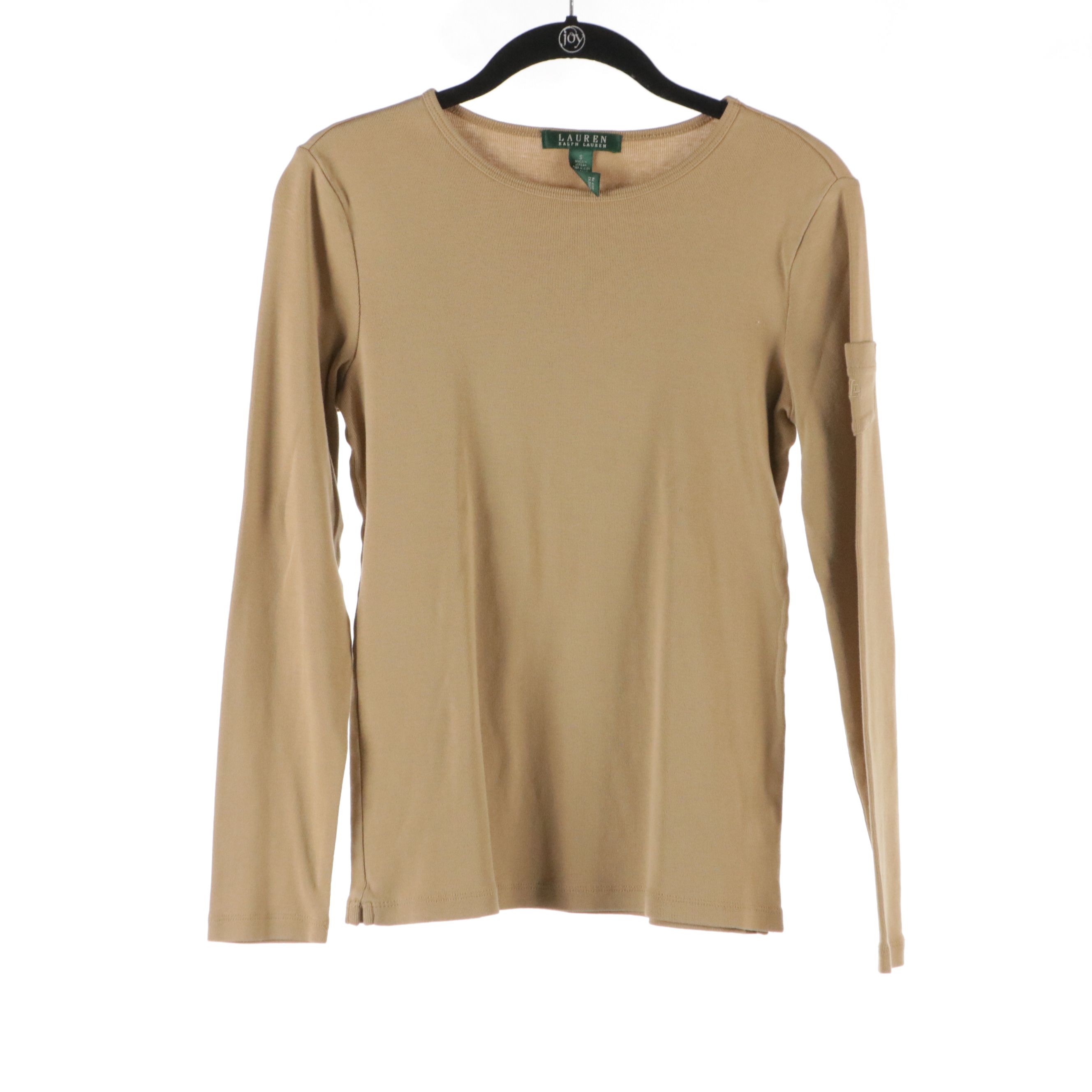 Woolrich and Lauren Ralph Lauren Basic Long Sleeve Tops in Cotton Blends