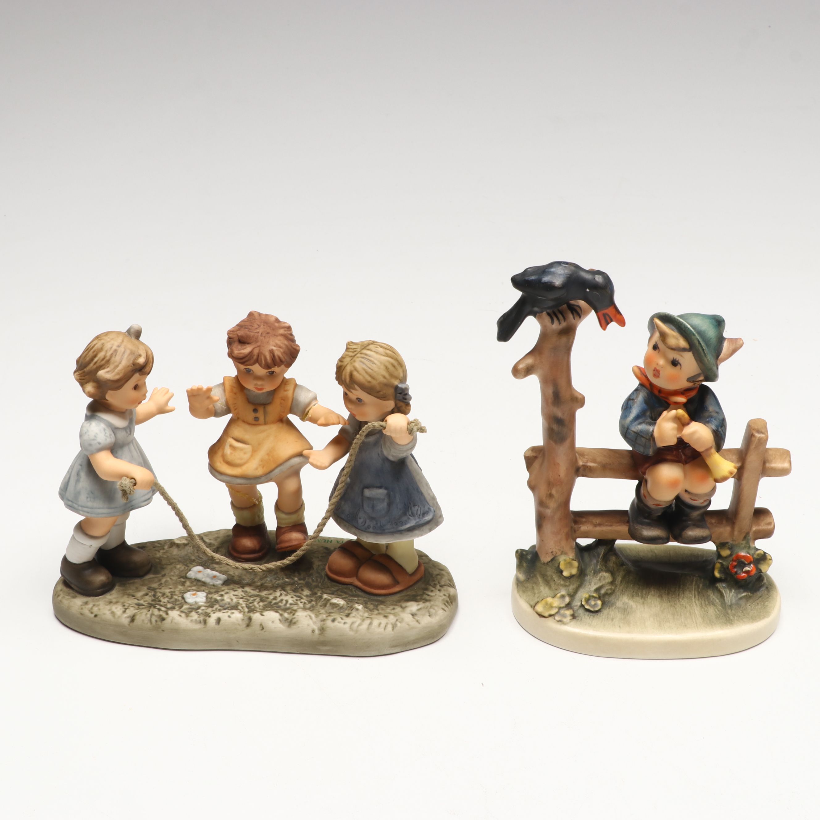 Goebel "Spring Dance" Porcelain Plate with "Jump for Joy" and More Hummels