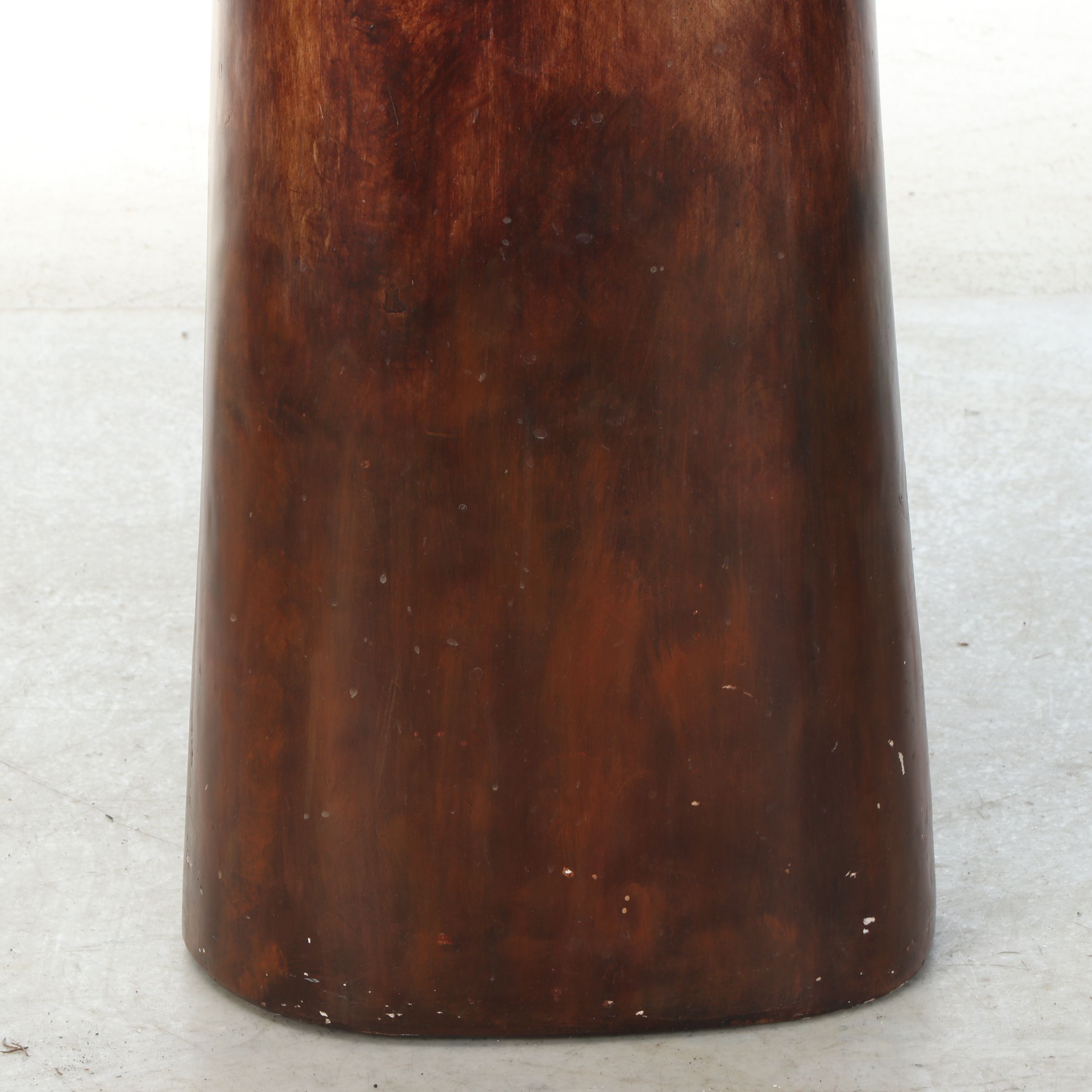 Painted Cast Plaster Standing Floor Sculpture