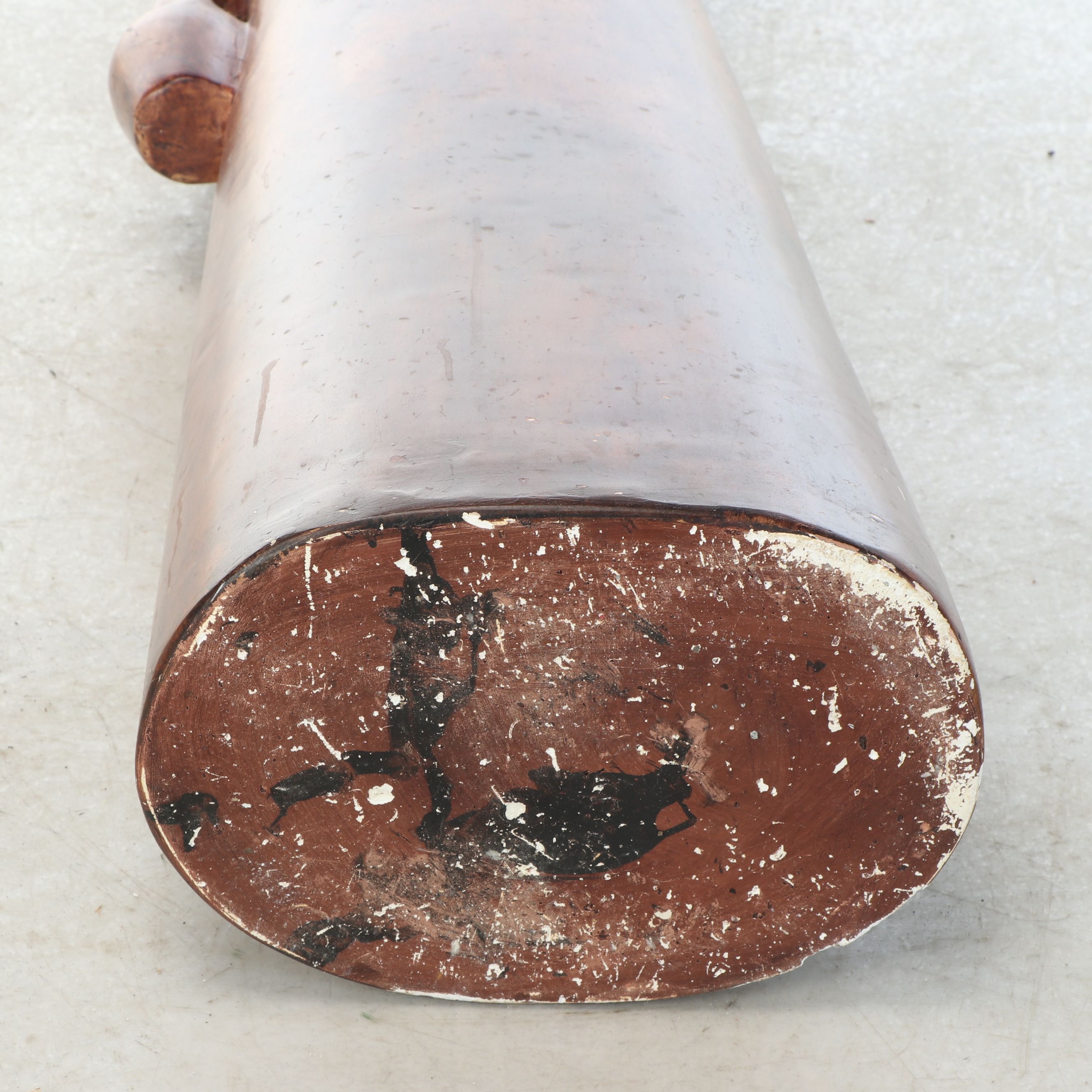 Painted Cast Plaster Standing Floor Sculpture