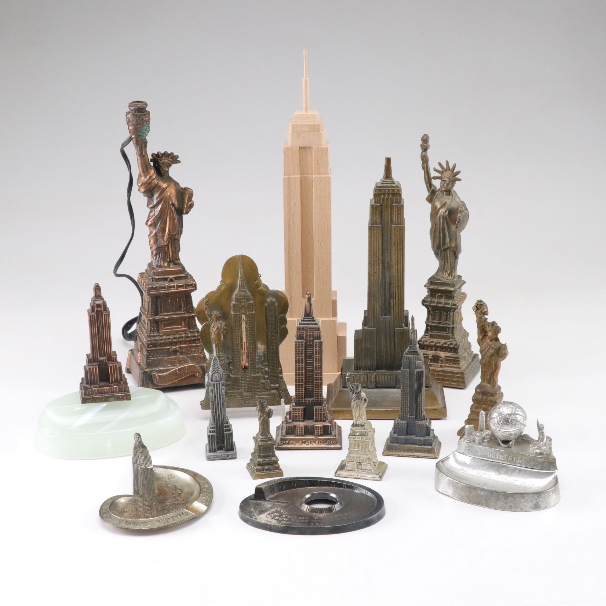 New York City Empire State Building, Statue of Liberty & More Souvenir Figures