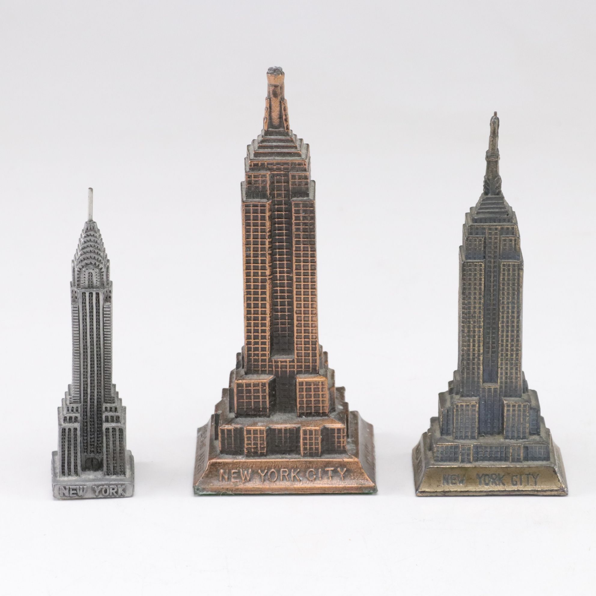 New York City Empire State Building, Statue of Liberty & More Souvenir Figures