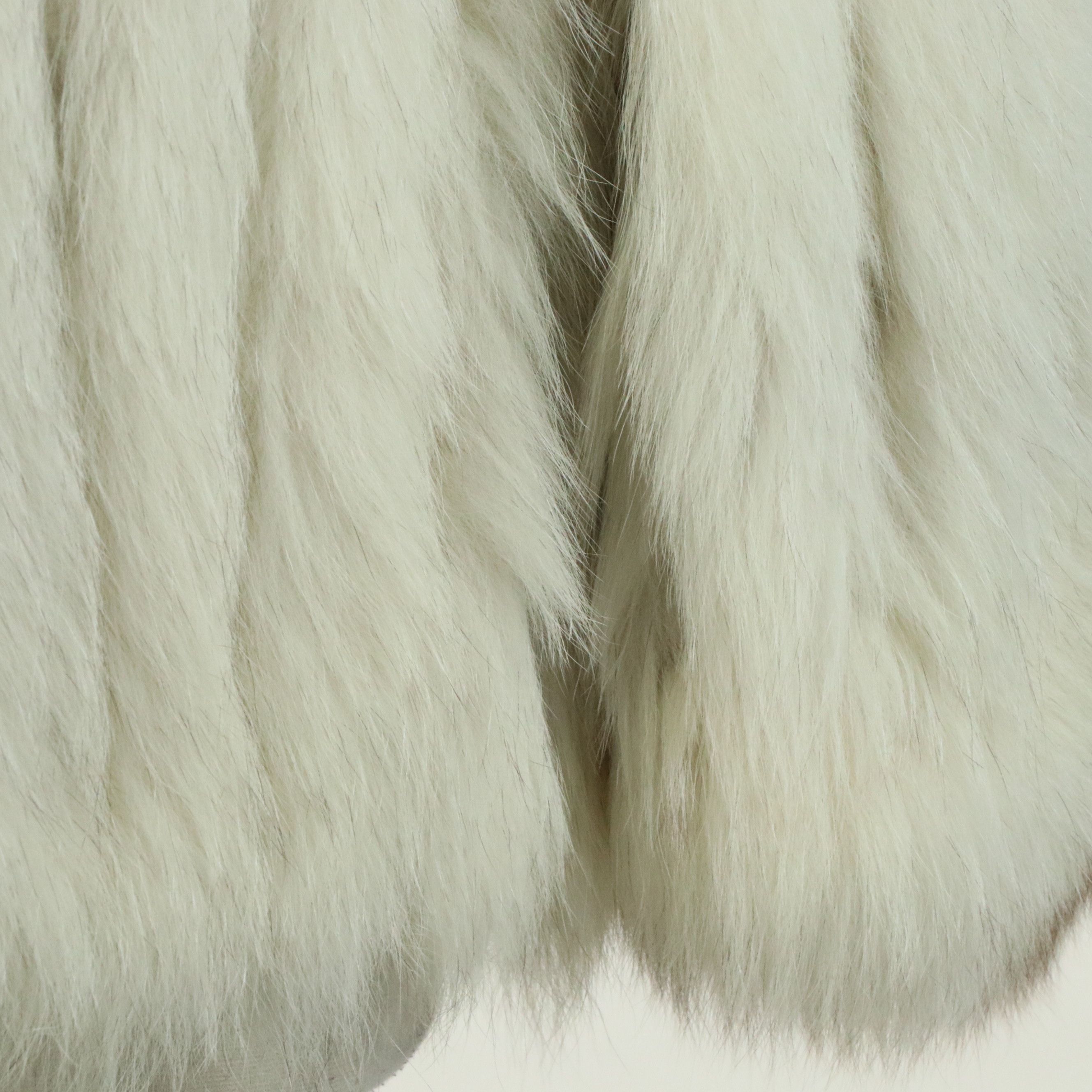 Saga Finnish Blue Fox Fur Jacket