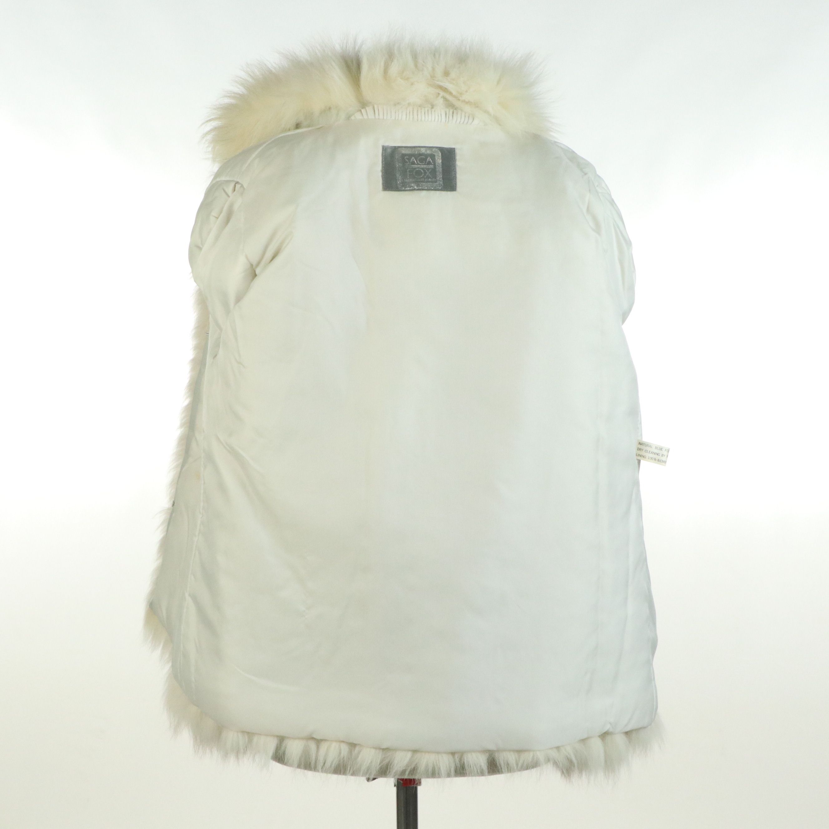 Saga Finnish Blue Fox Fur Jacket