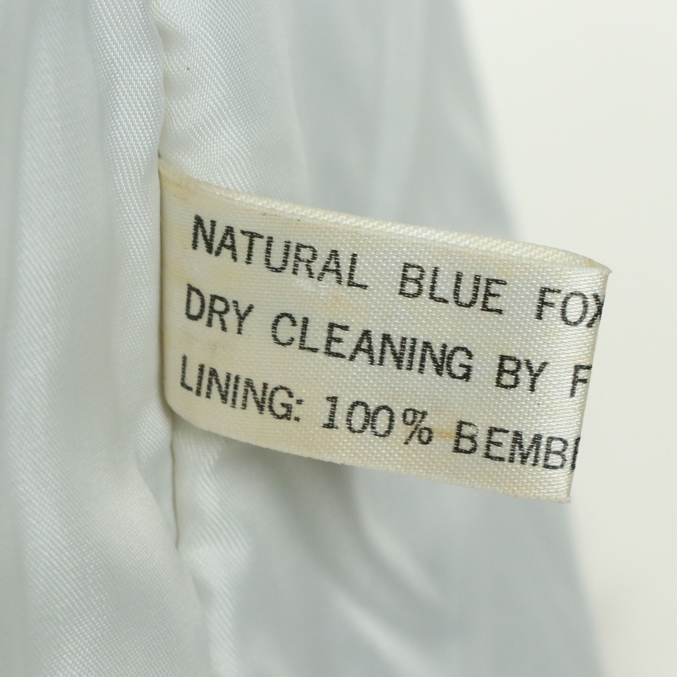 Saga Finnish Blue Fox Fur Jacket