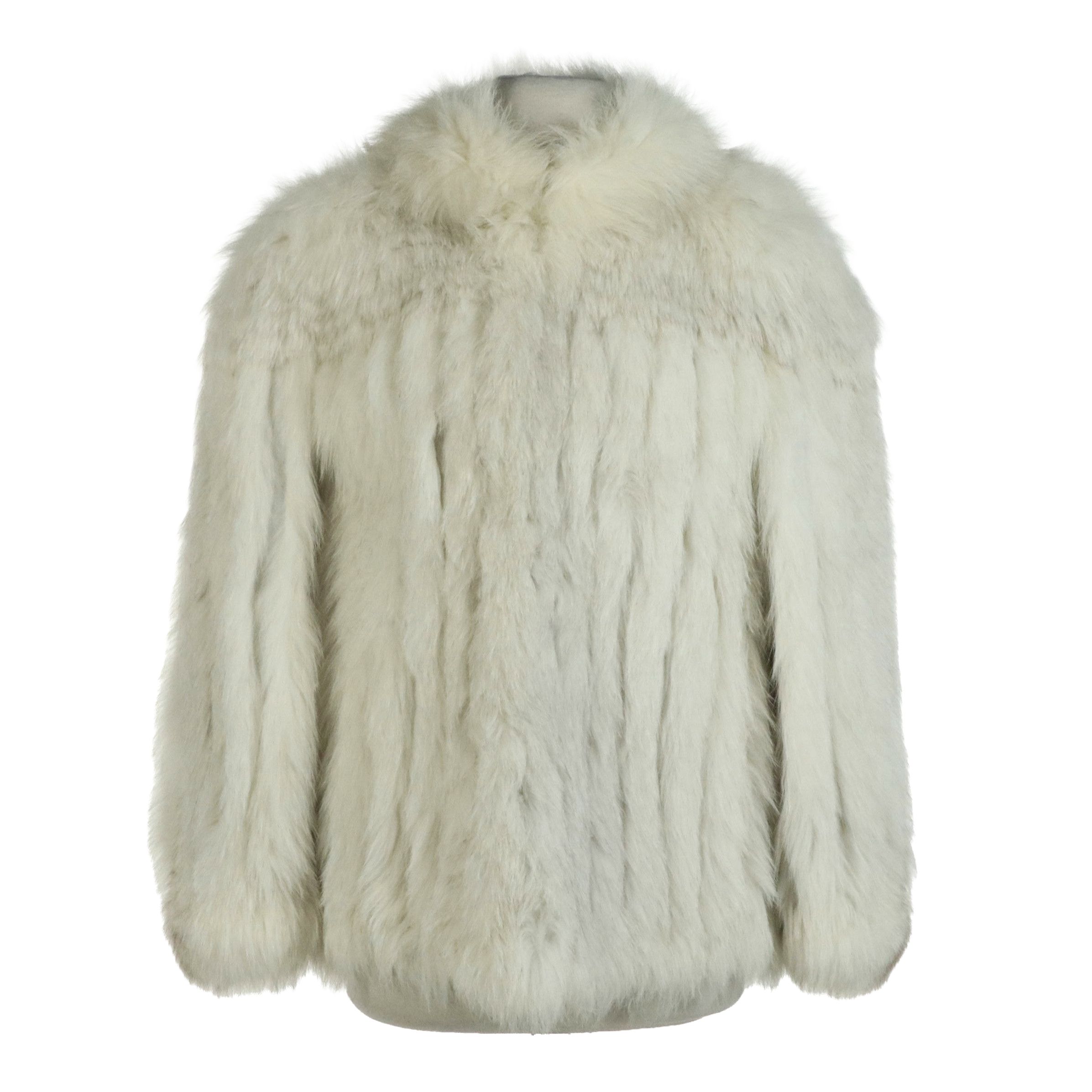 Saga Finnish Blue Fox Fur Jacket