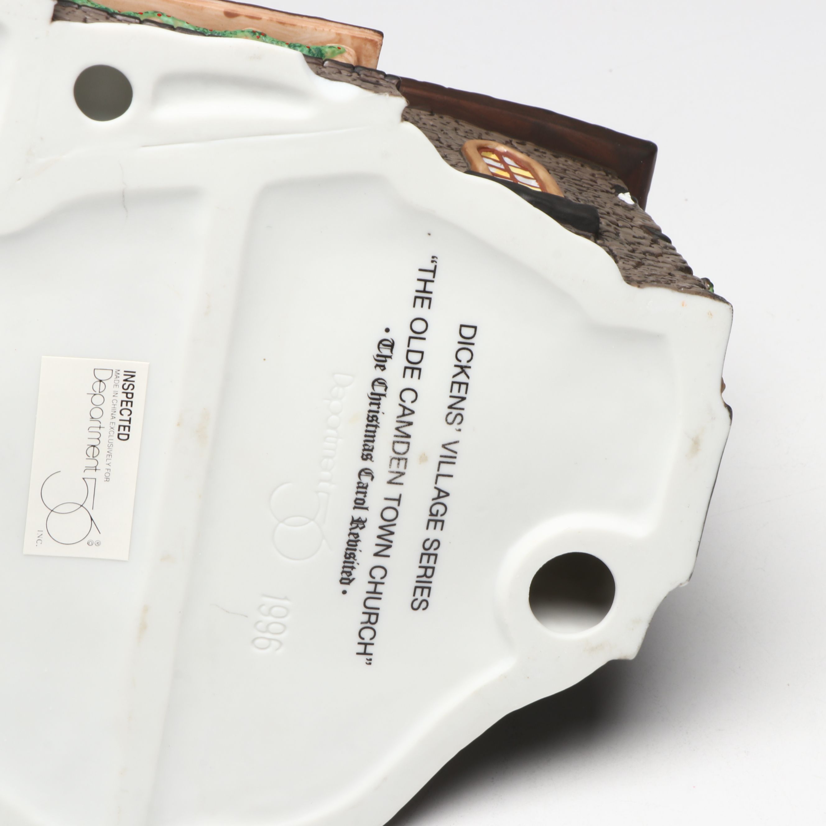 Christopher Radko and Other Blown Glass Ornaments with Christmas Village Décor